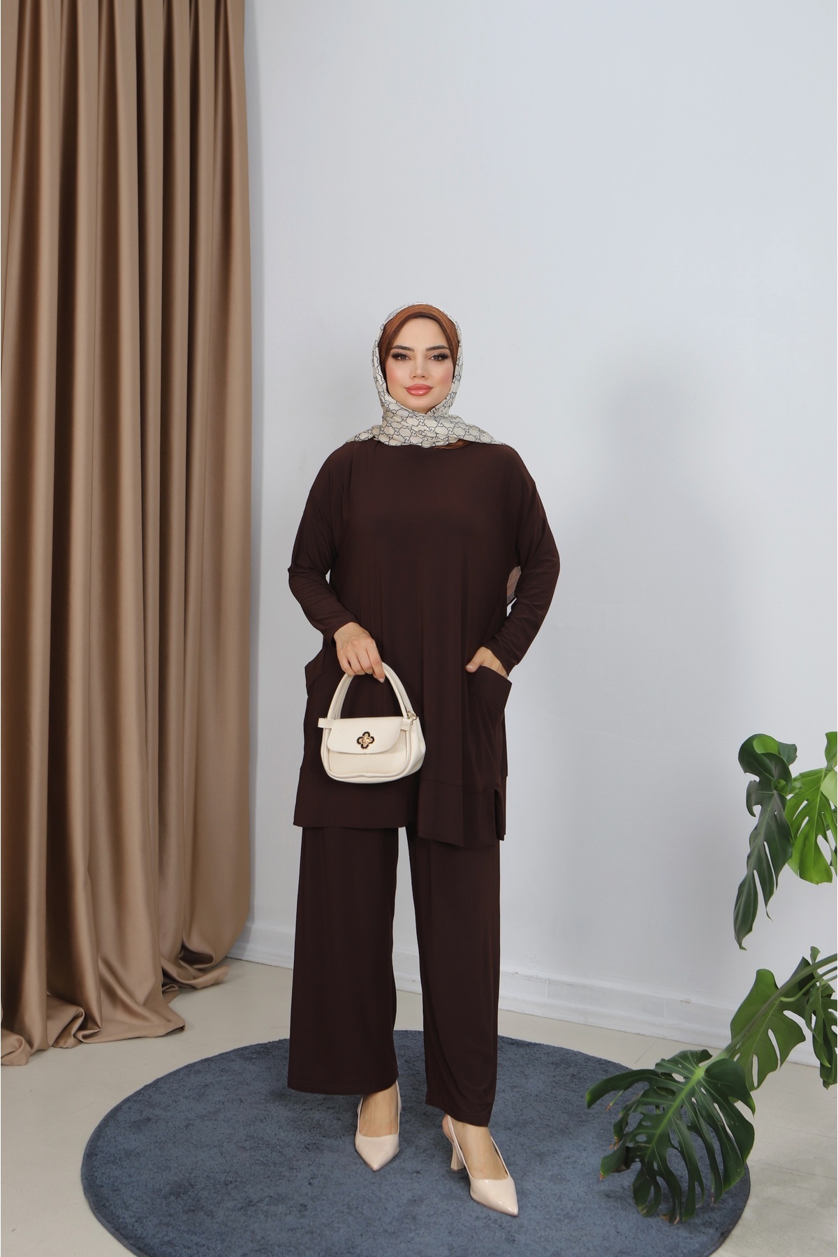 SANDY PANTS SET WITH SIDE POCKETS