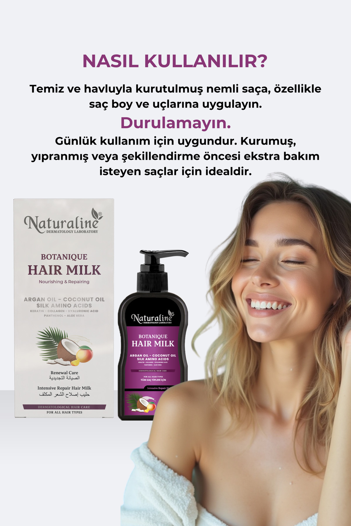 Botanik Saç Sütü Besleyici&Onarıcı 200 ml — 049 — تصویر 5 از 6