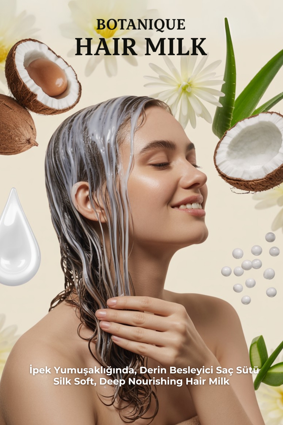 Botanik Saç Sütü Besleyici&Onarıcı 200 ml — 049 — تصویر 3 از 6