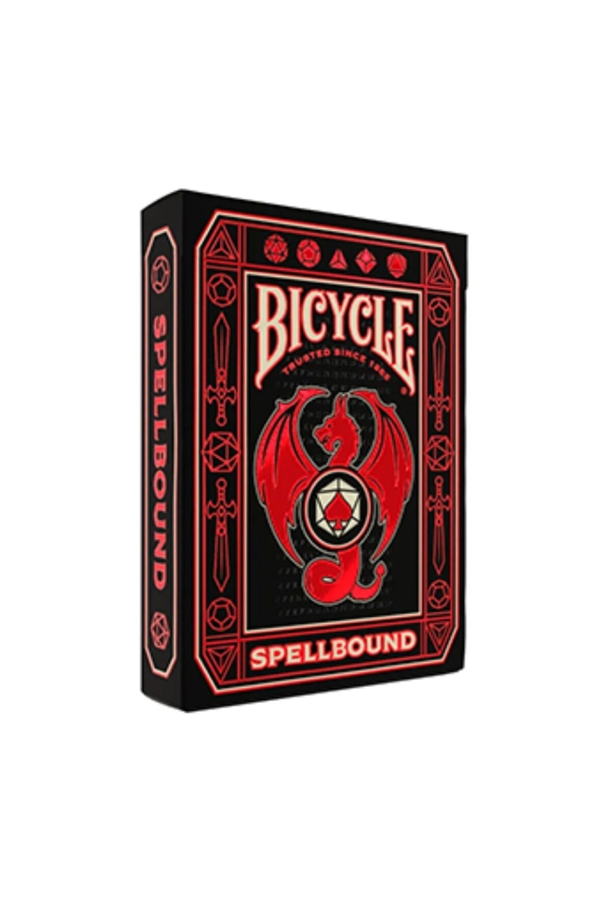 OyuncaklarÜlkesi Bicycle Spellbound Red Dragon Premium Playing