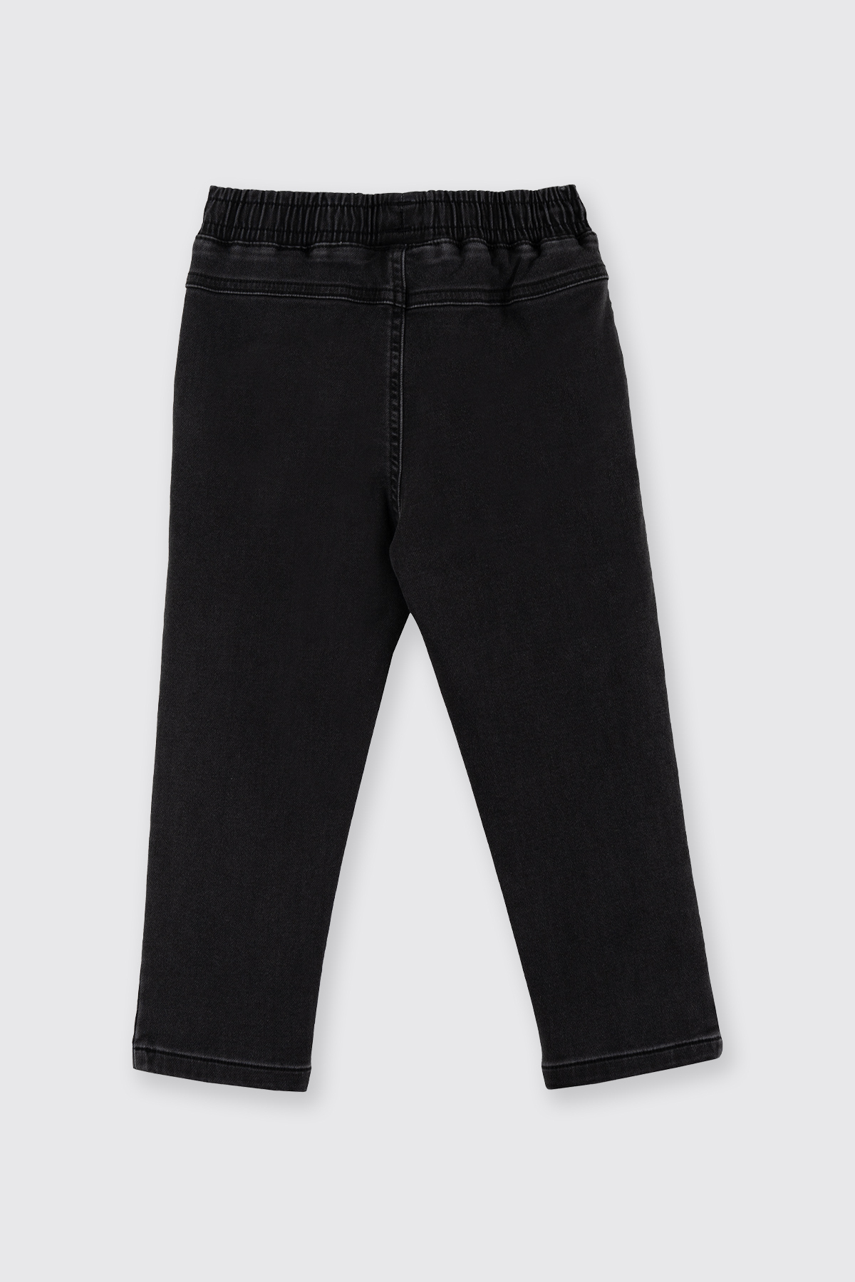 Panço Erkek Bebek Beli Lastikli Yıkamalı Siyah Kot Pantolon fotoğrafı 3 (önizleme)