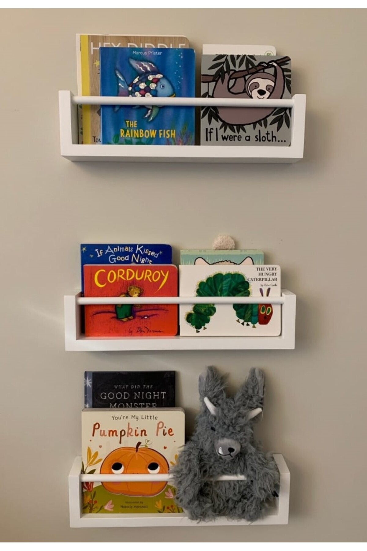 EGN WOODS 3x 70CM Mdf Baby Room Organizer Eğitici Montessori Raf Kitaplık Baharatlık Banyo Düzenleyici