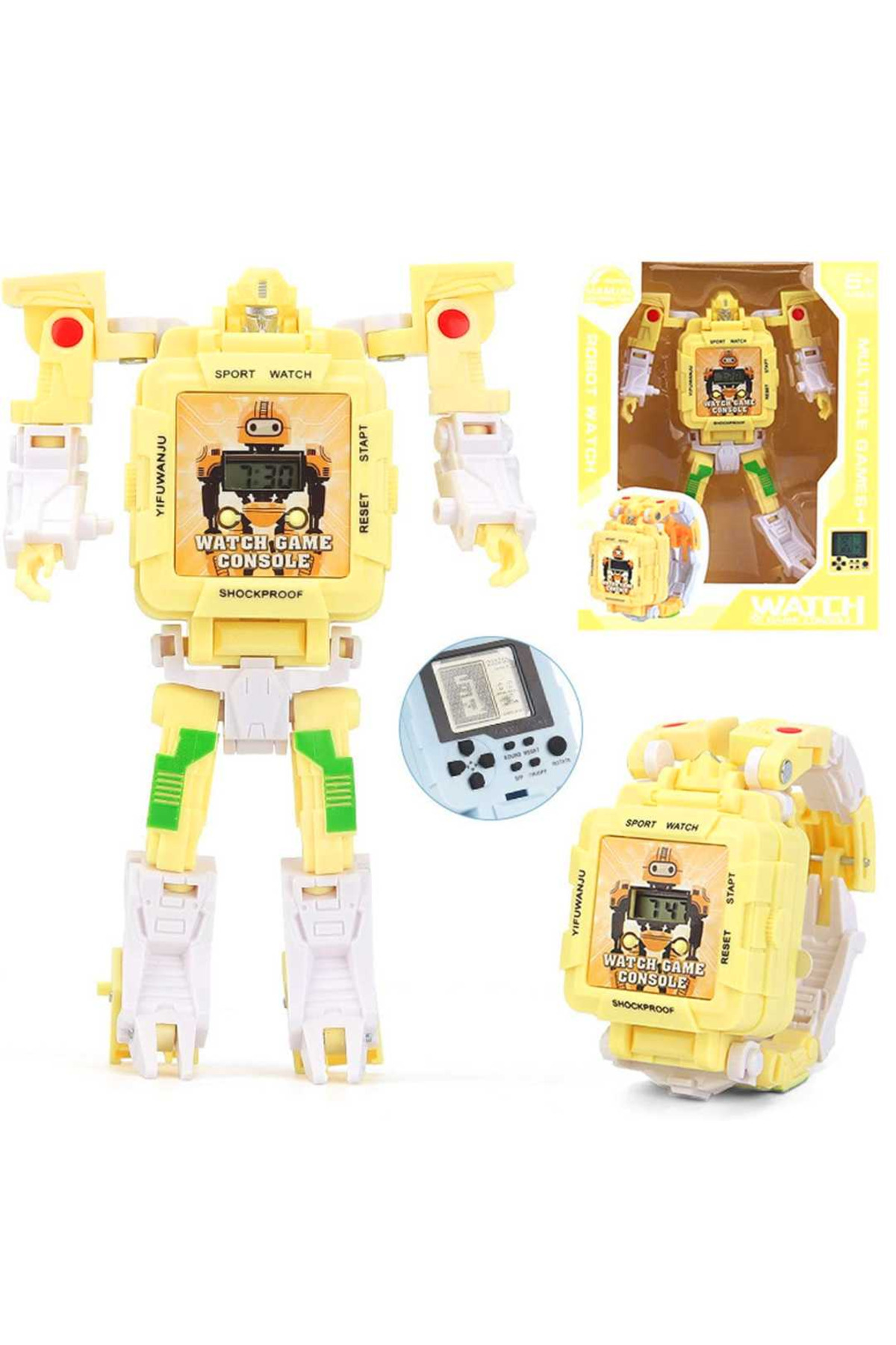 Genel Markalar TETRİS OYUN KONSOLU ROBOT VE KOL SAATİ 037 WATCH GAME CONSOLE
