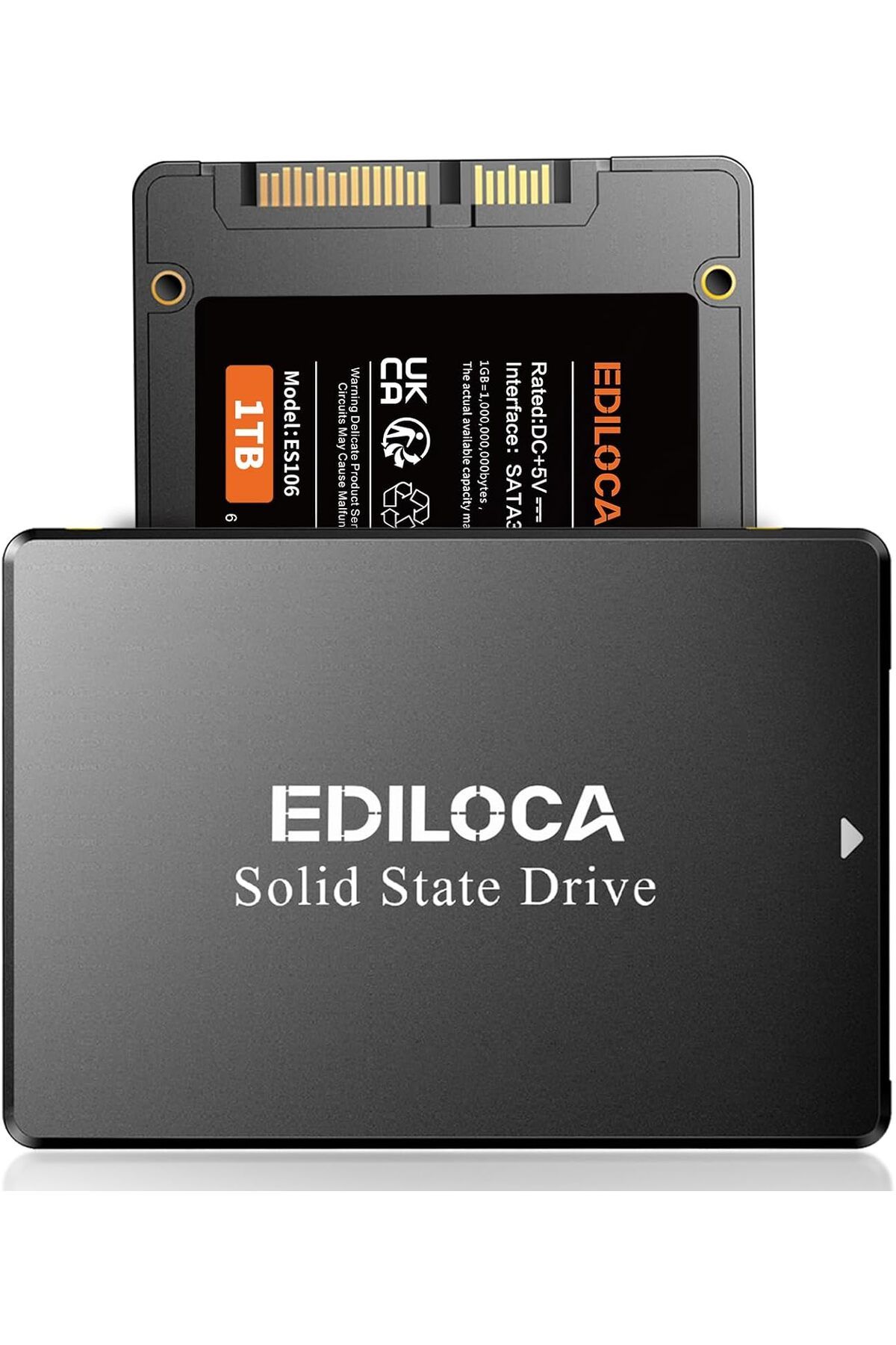 Generic-Ediloca ES106 1TB SSD SATA III 2.5" Internal Solid State Drive 3D TLC NAND Flash 1
