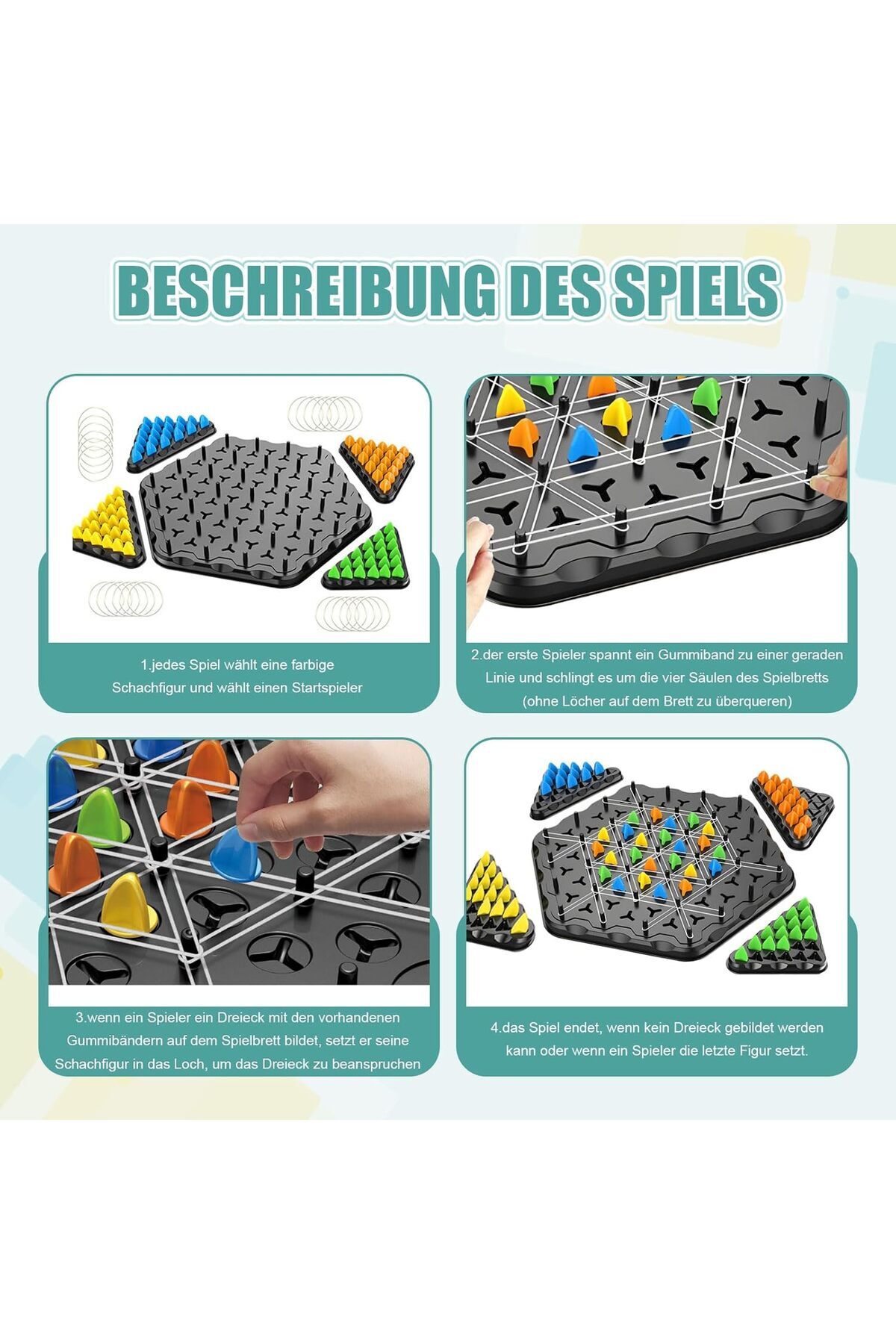 TOGETDREAM-Triangle Chess Interactive Strategy Board Game 7