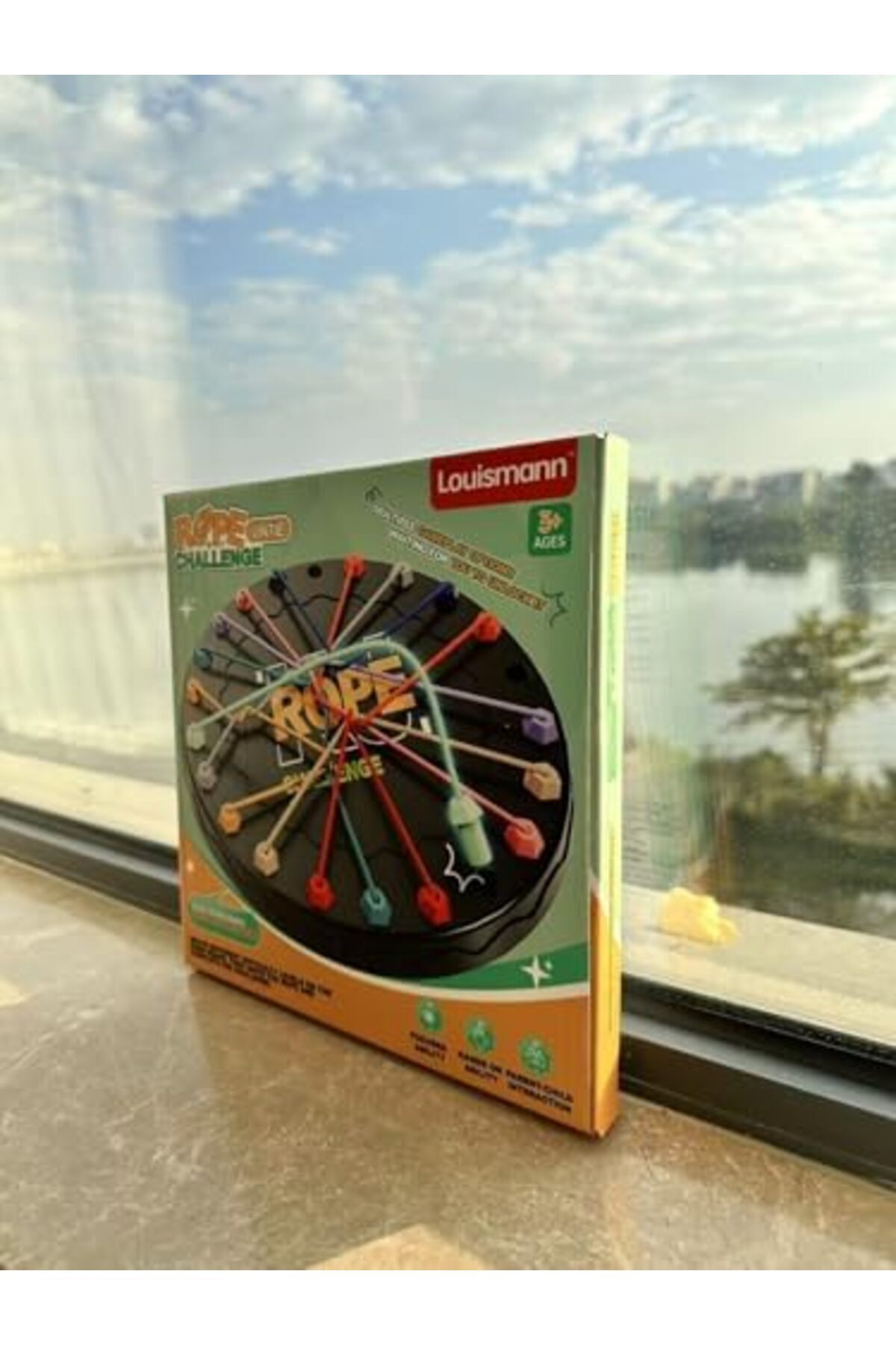 Toy-Louisman Brain Rope Puzzle Challenge Game with Logical Rope 6