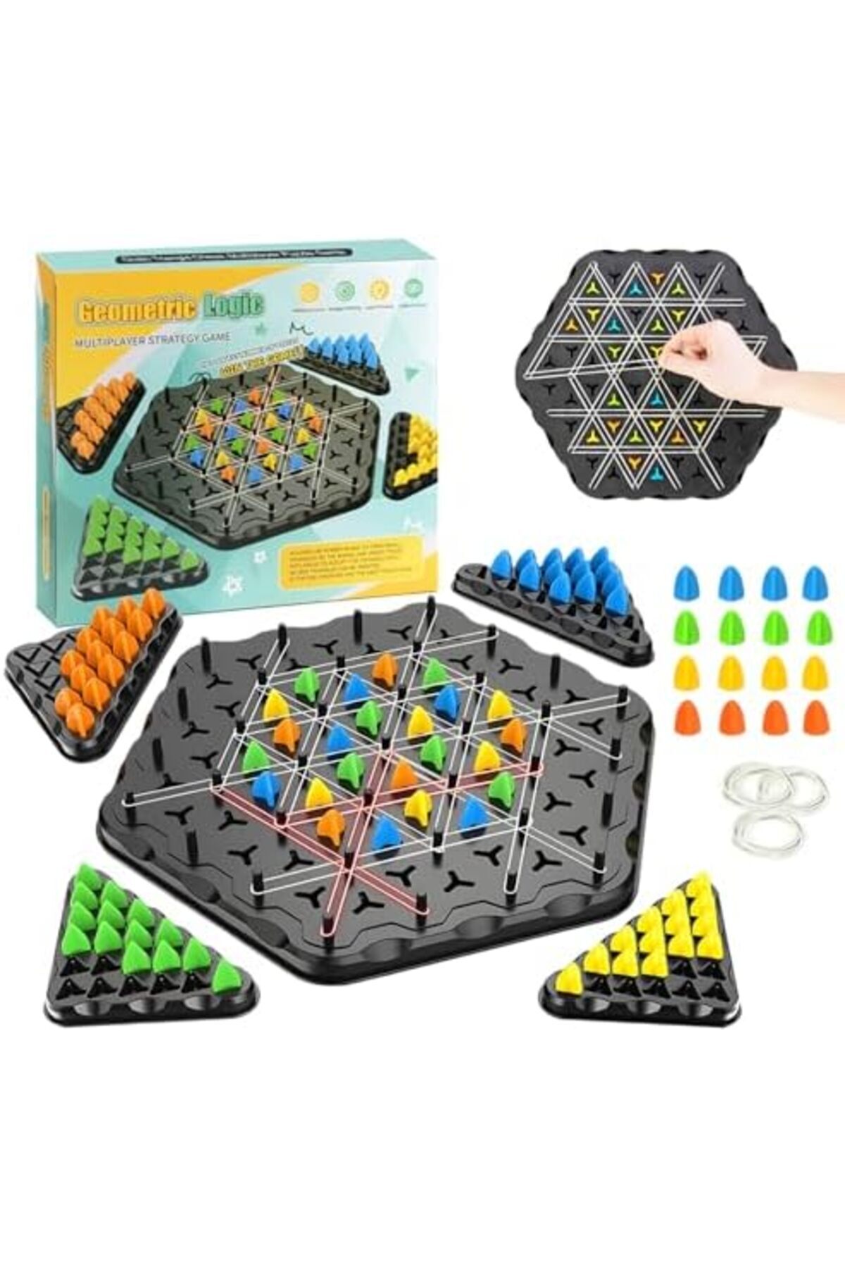 TOGETDREAM-Triangle Chess Interactive Strategy Board Game 2