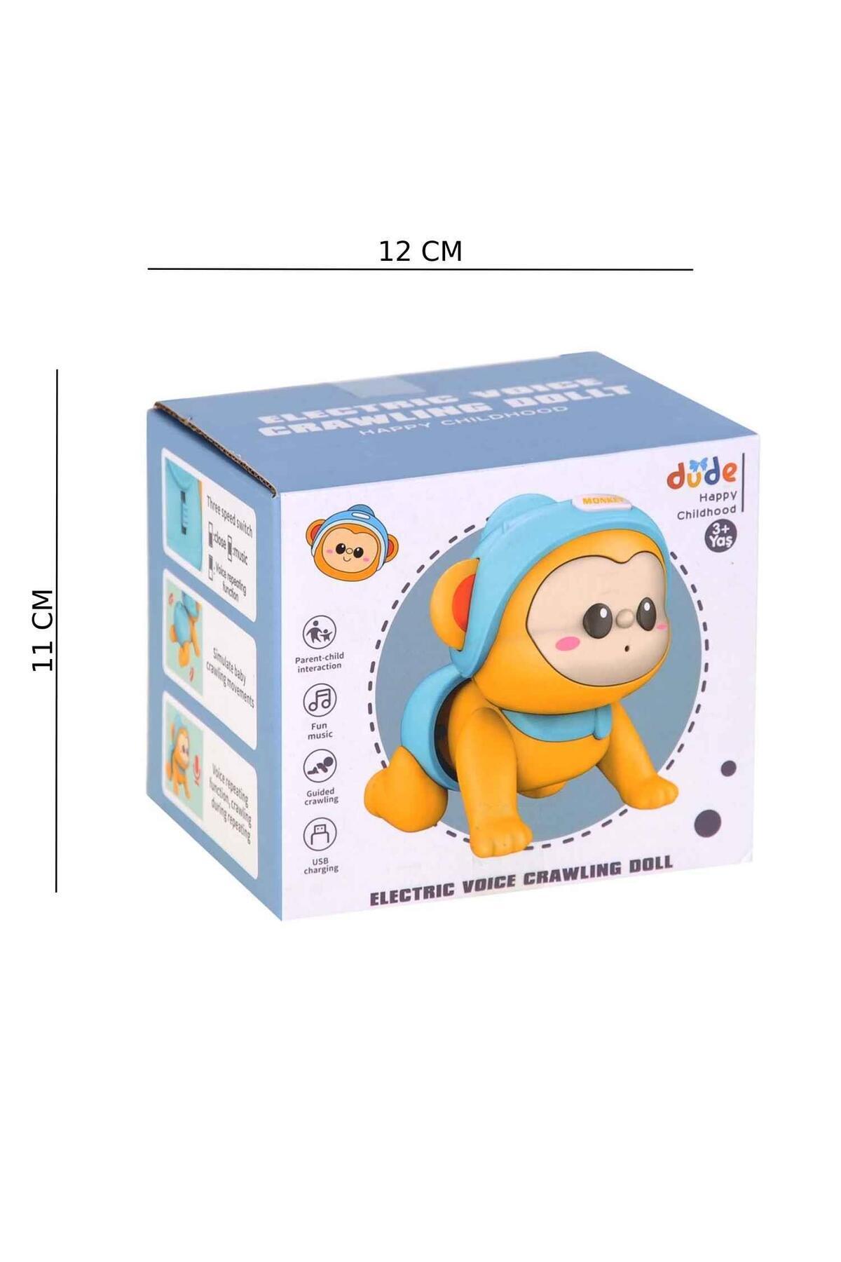 HAK İŞ OYUNCAK Emeklemeye Yardımcı Typ c şarjlı , Ses Tekrar Özellikli Müzikli ,Emekleyen fotoğrafı 3 (önizleme)