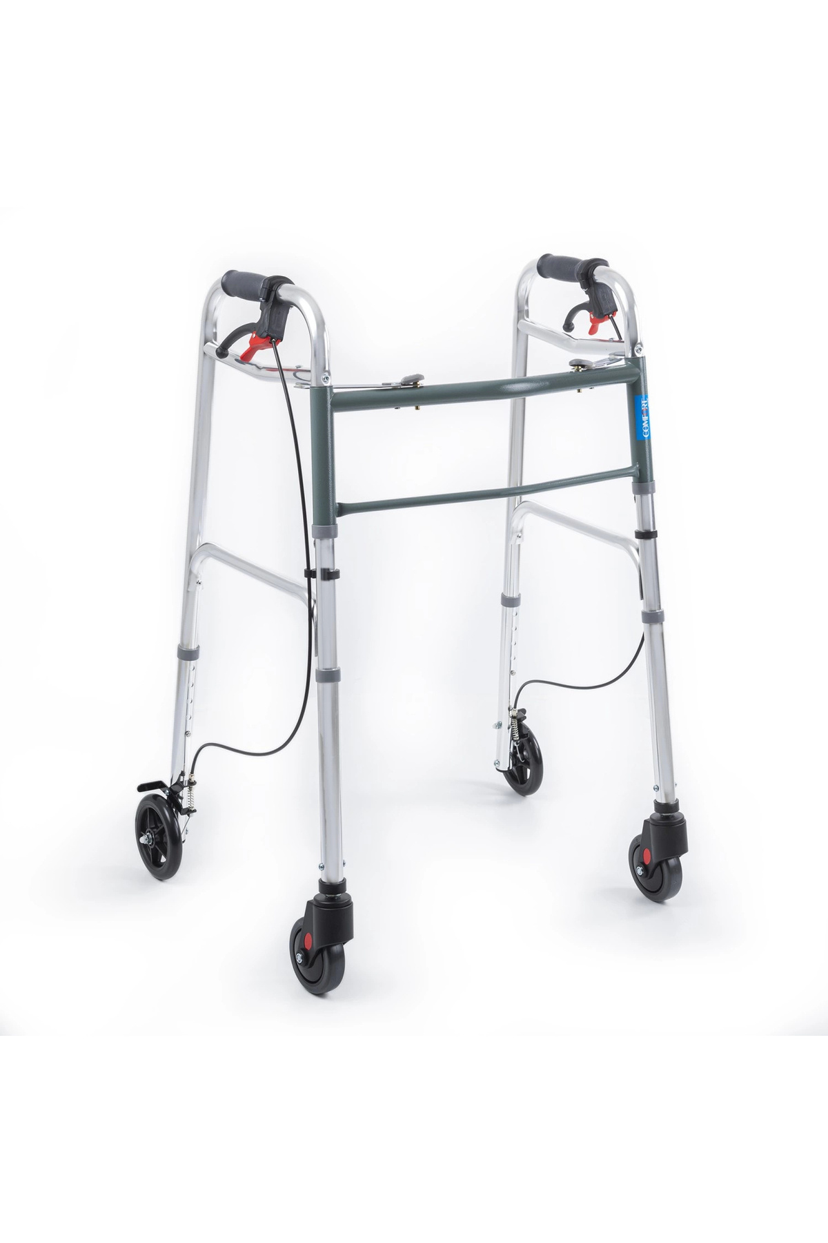 Comfort Plus Wolker Yürüteç |4 Tekerlekli Frenli,Katlanır Alüminyum Gövde,Yükseklik Ayarlı KF8220L-5