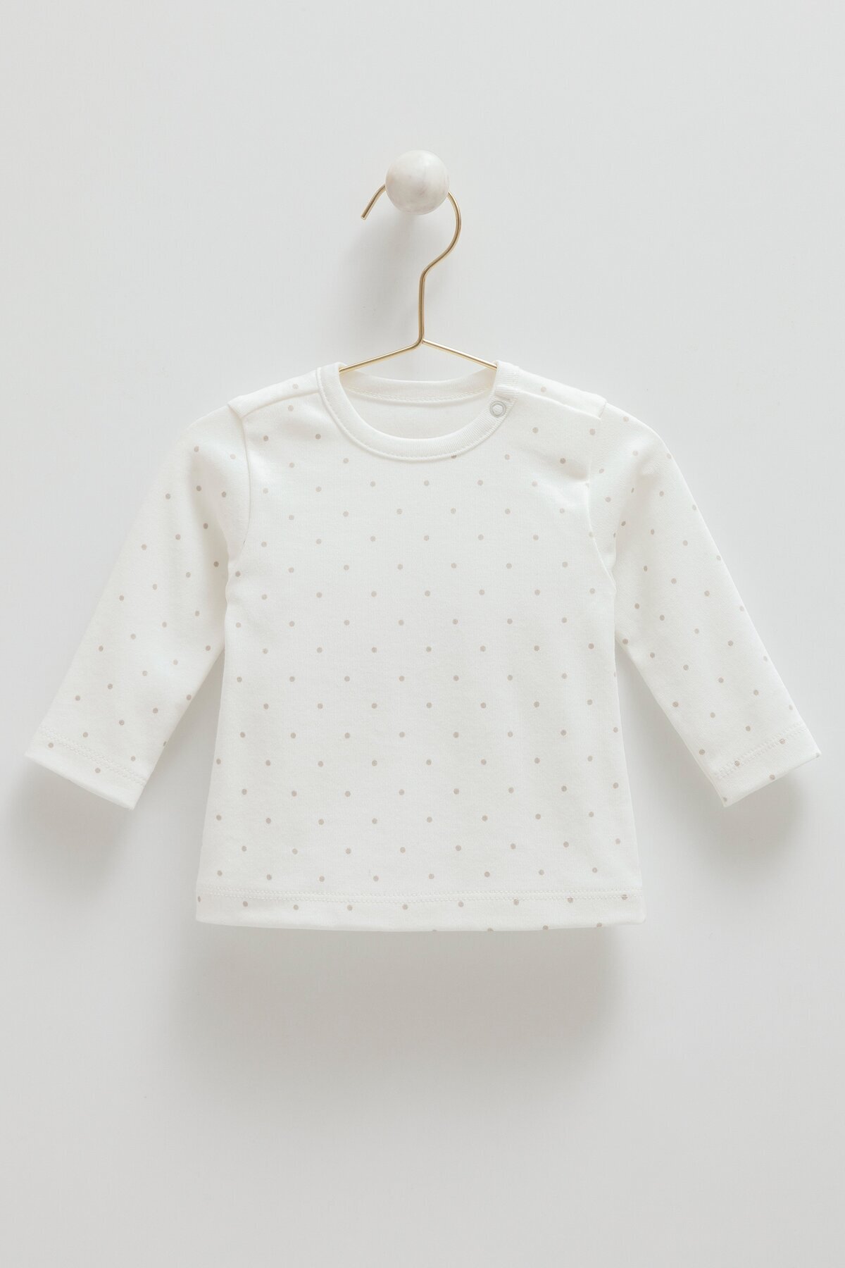Caramell-03-18 Month Size Range Teddy Triple Set - Ecru 2