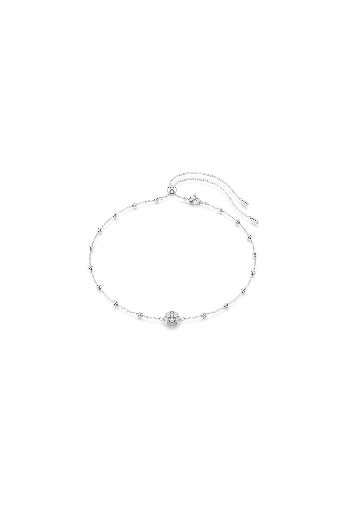 سواروسکی 5733116 گردنبند Una: Pend Double Side Cre/Rhs