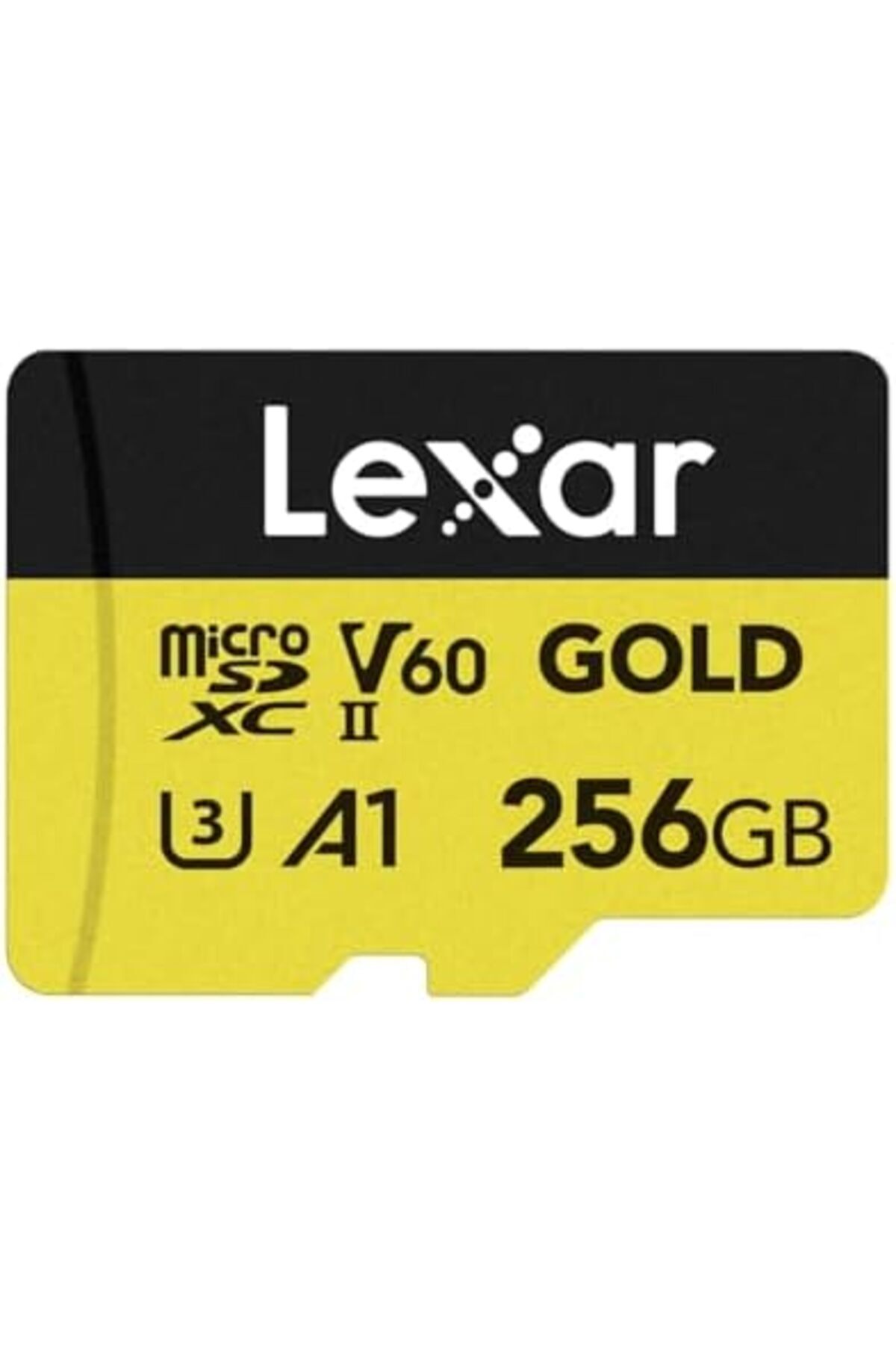 AC BOX-Gold 256Gb Micro Sd Card, Microsdxc Uhs-Ii Memory Card, V60, U3, A1, C10 Microsd Card, 280Mb/S&Apo 3