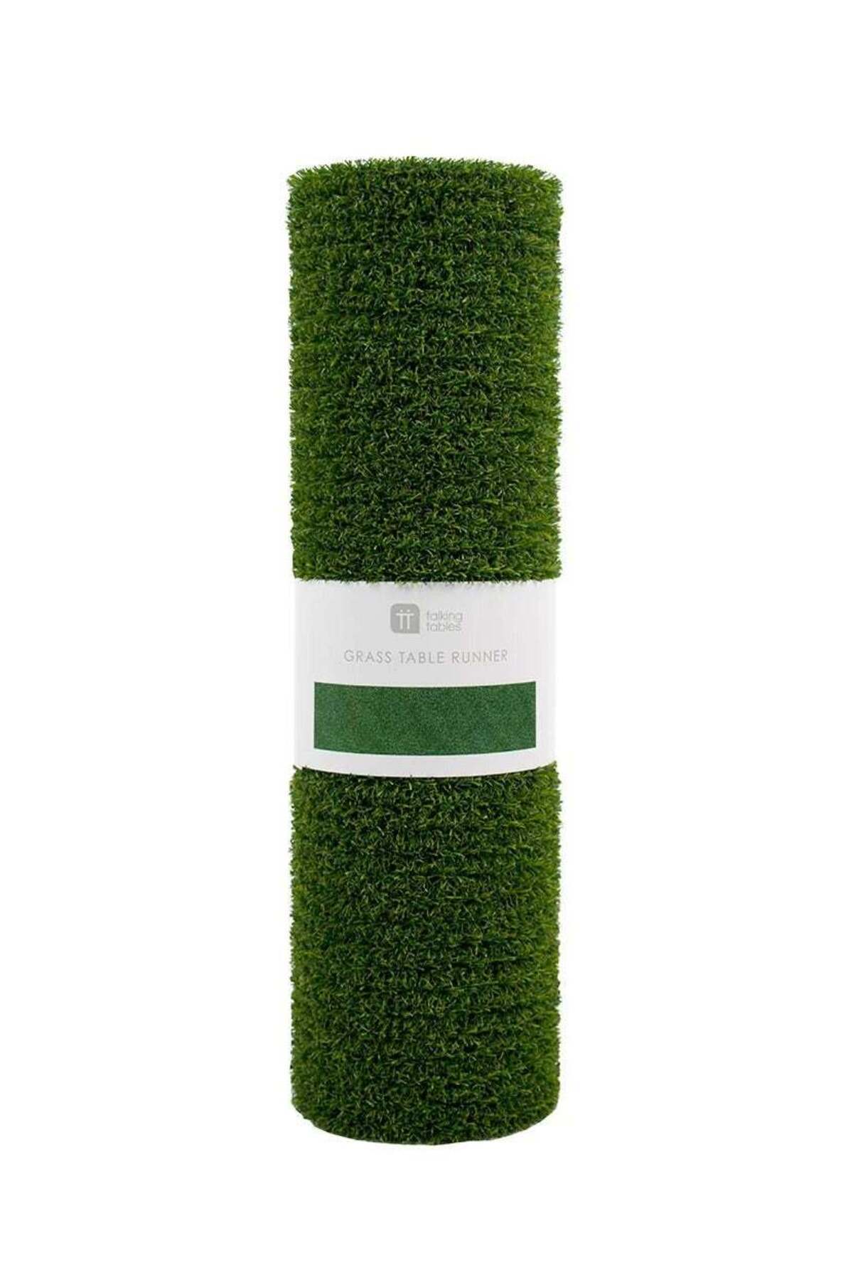 Generic-Talking Tables Talking Tables Grass Table Runner, 1.5 Metres, Green 1