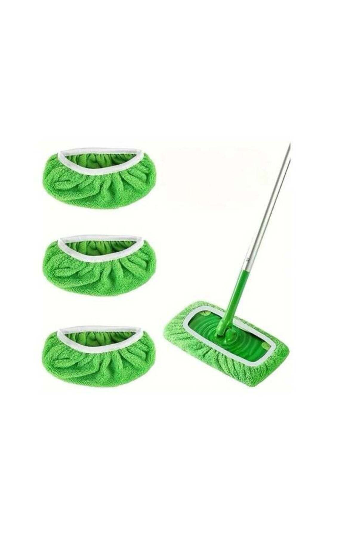 Generic-Swiffer 3 Pack Reusable Mop Pads Compatible with Swiffer Sweeper Mop, Wet and Dry Flat Swiffer Mop 1