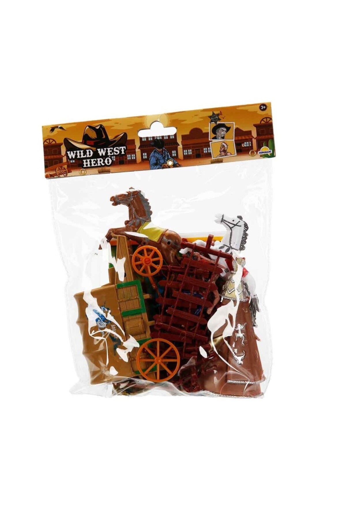 نسسی‌ورلد ۴۹۶۱ مجموعه بازی سان-آرست-وس-کاوبوی با کی‌پاکت کرتل ۳A