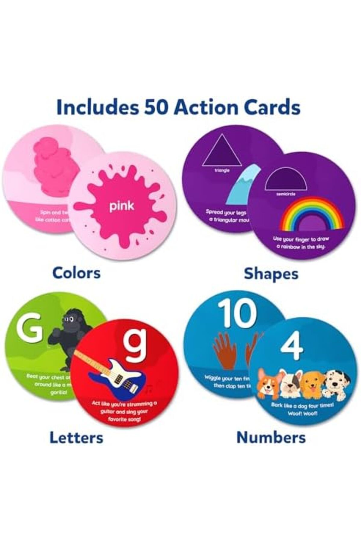 Skillmatics-Flash Cards for Toddlers - Jump & Learn Letters, Numbers, Shapes & Colours, Preschool Le 4