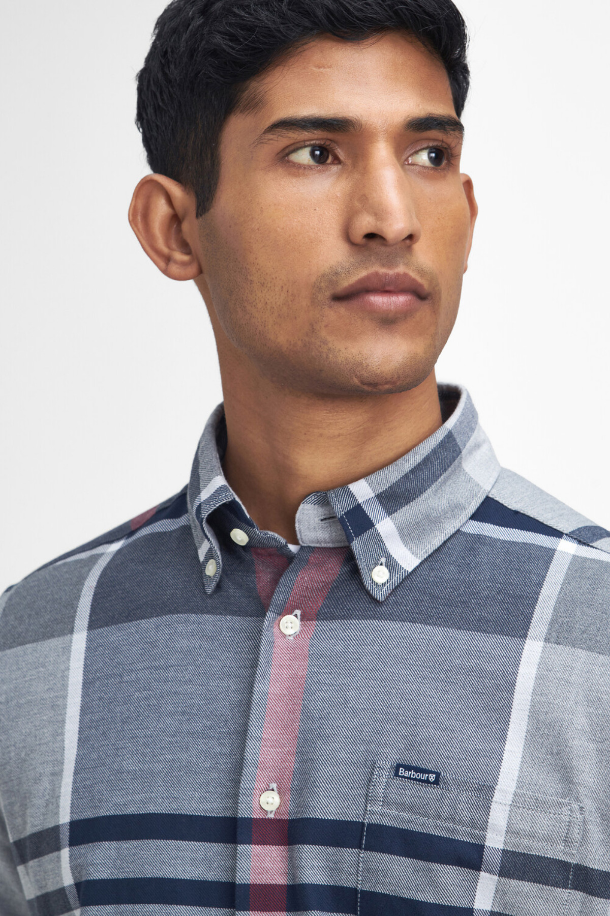 پیراهن مردانه آستین بلند | باربور Barbour MSH4980-T21 - تصویر 5