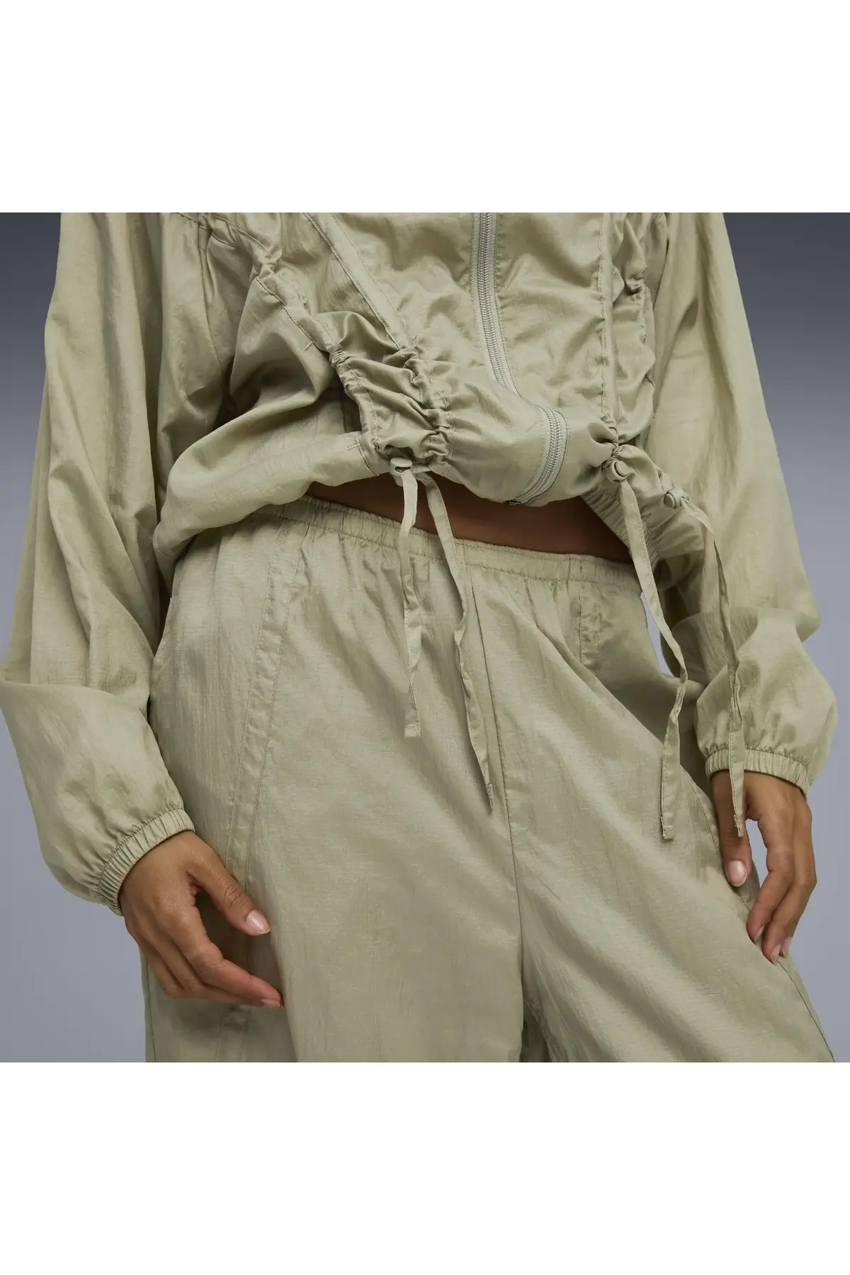 Puma  DARE TO Jacket Haki Kadın Fermuarlı Ceket - Görsel 2