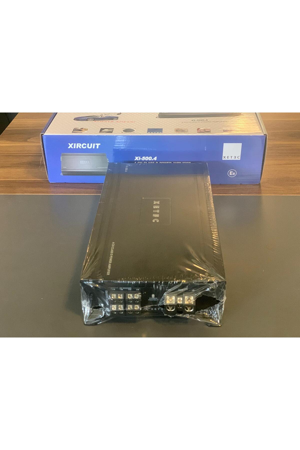 XETEC Deniz Sound 4 KANAL AMFİ Xİ-500.4D VOLTAJ GÖSTERGELİ BAS