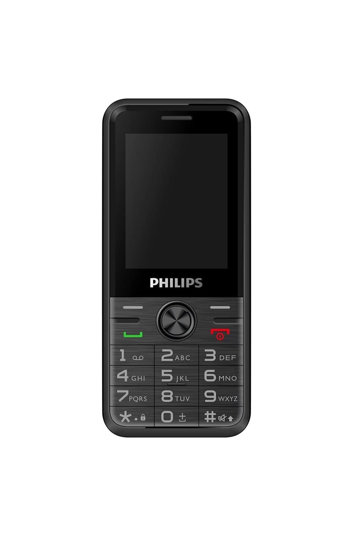 Philips Xenium E6500 Kameralı Çift Sim Kart Tuşlu Cep Telefonu Siyah
