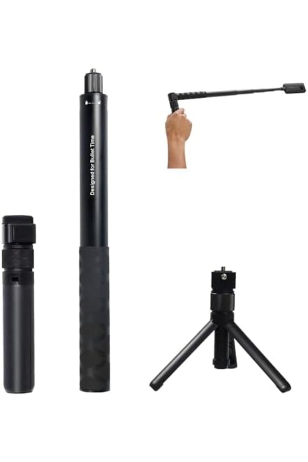 eWINNER-Invisible Selfie Stick Compatible with Insta 360 X5 X4 Extendable Portable Monopod Rotatable 2