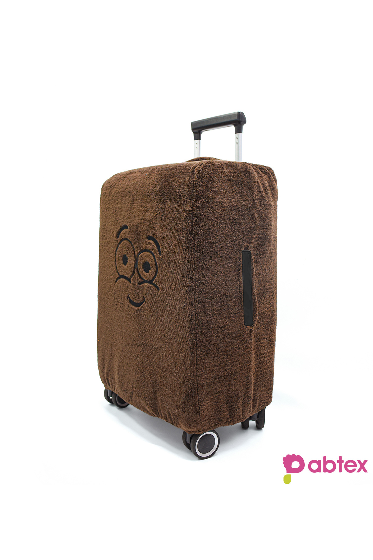 Pabtex-Plush Face Patterned Suitcase Protector Case |   Add Joy to Travel 3