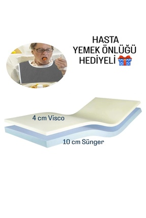 viscomet VİSCOMET ÇÖKMEYEN VİSCO HASTA YATAĞI 90X190X14