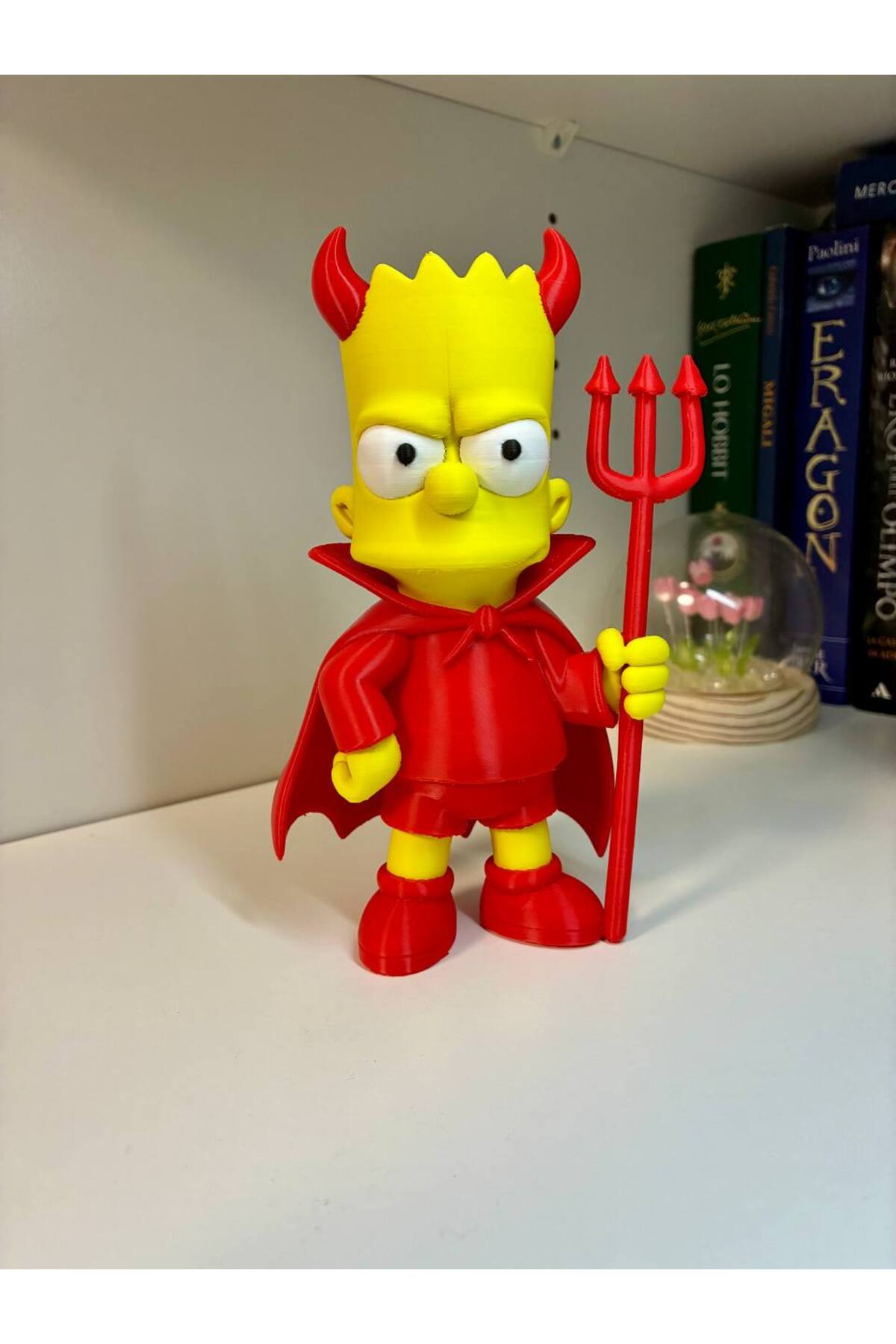 Bart Simpson „Devil“ Teufelsfigur – 3D-gedruckte Sammlerfigur (7–8 cm)