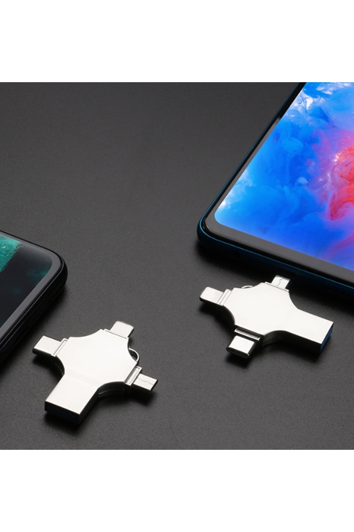 gaman-Metal 64 Gb Flash Memory - Android Phone, Tablet, Computer, Apple, MacBook Compatible Flash Memory 5