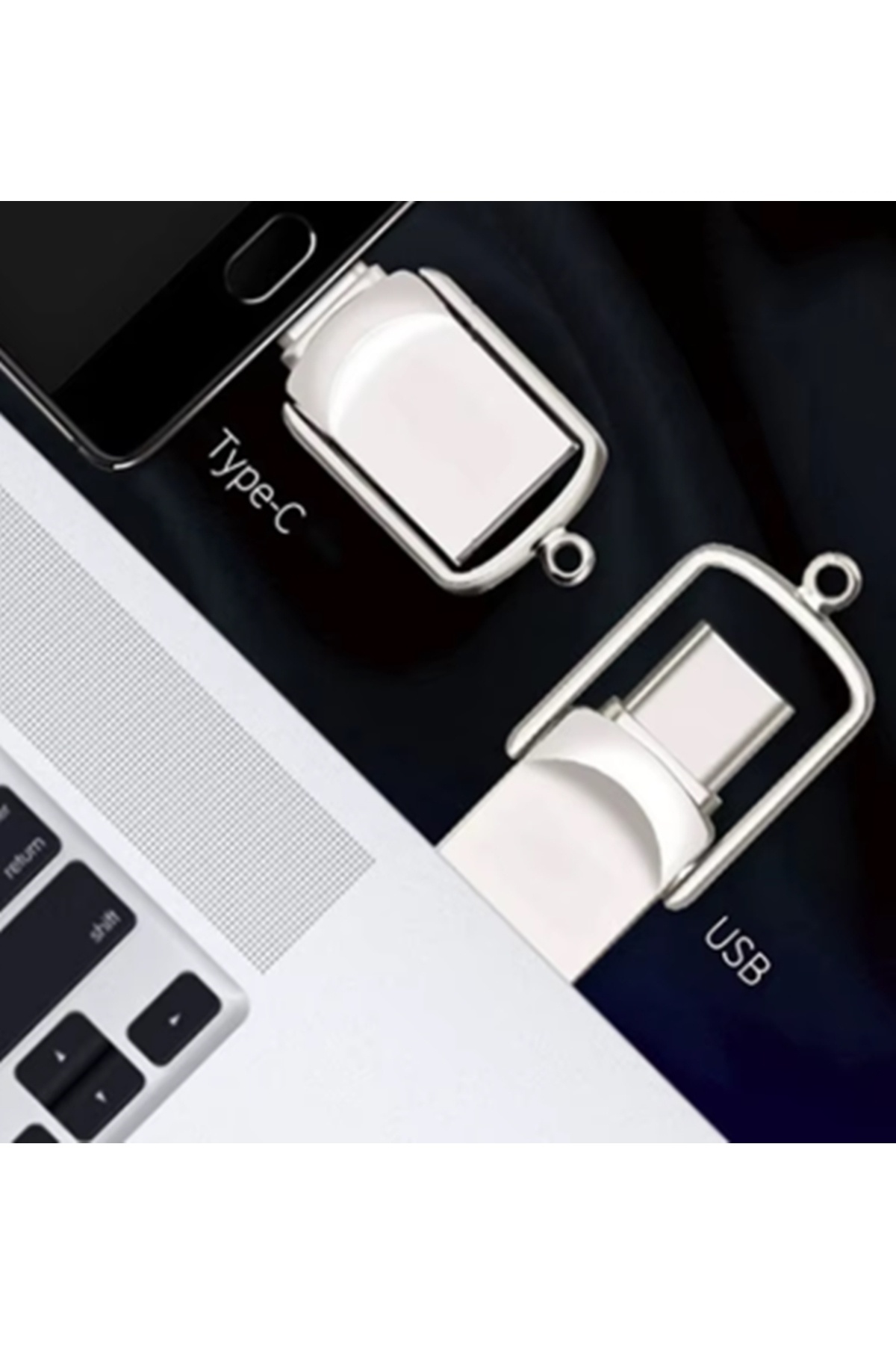 gaman-Nano Mini Metal 64Gb Flash Memory - Android Phone - Tablet - MacBook and Computer Compatible 2