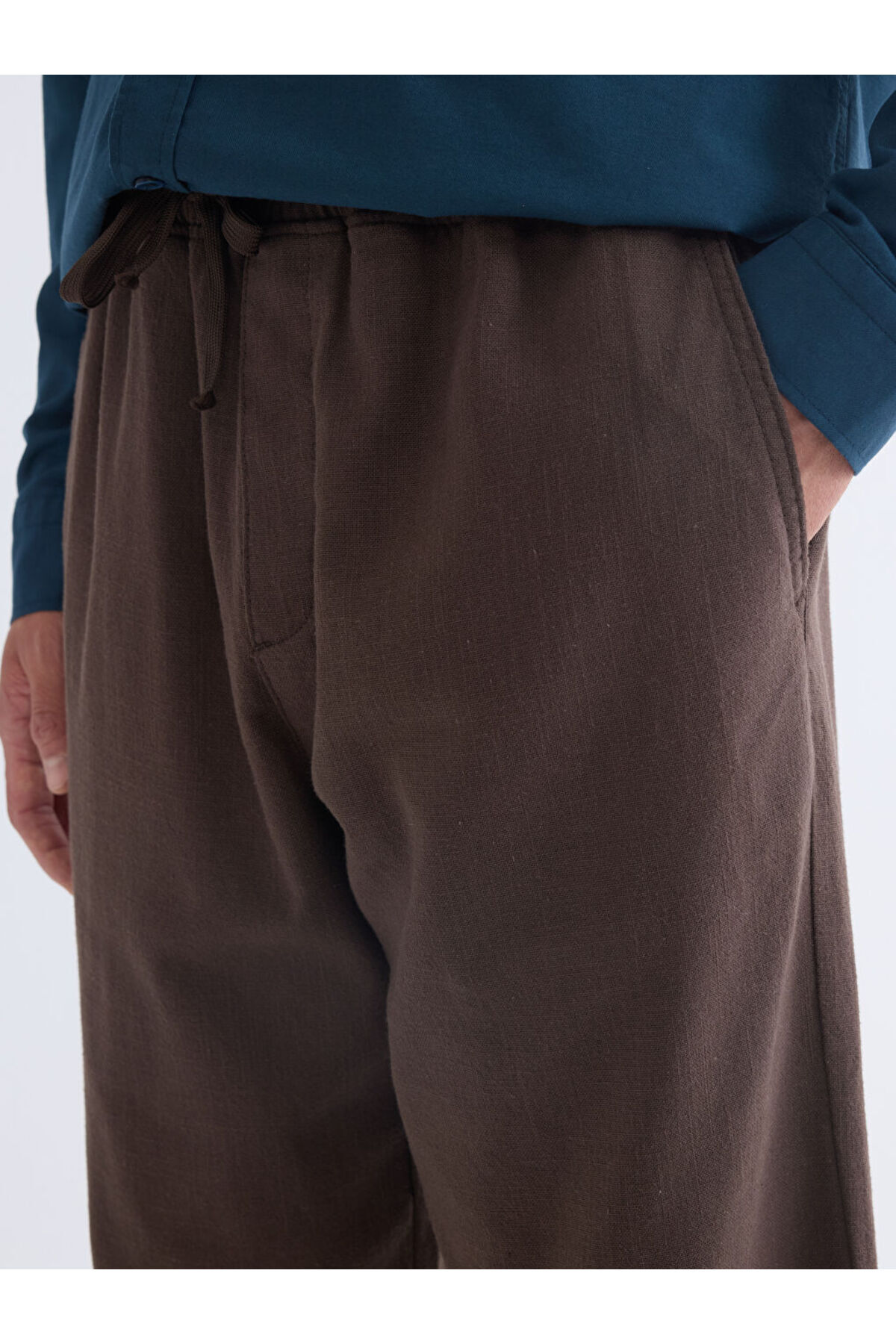 LC Waikiki-Create Your Style with Uzg Store |   Comfortable Fit Linen Look Men's Trousers 3