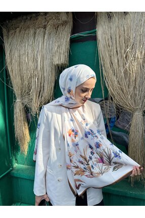 KUQOS Ebru Desenli Şal
