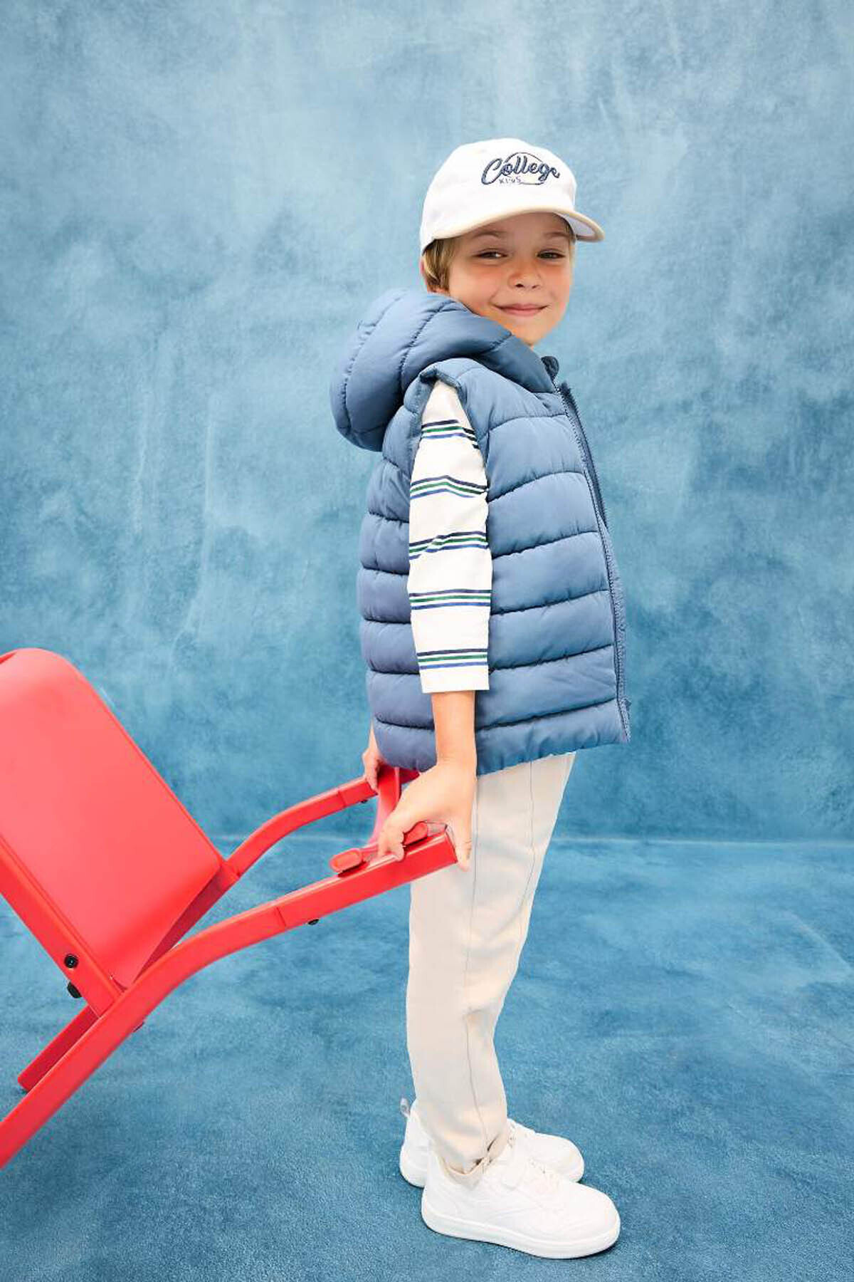 DeFacto-Indigo Boy's Vest A2221A5/In257 2