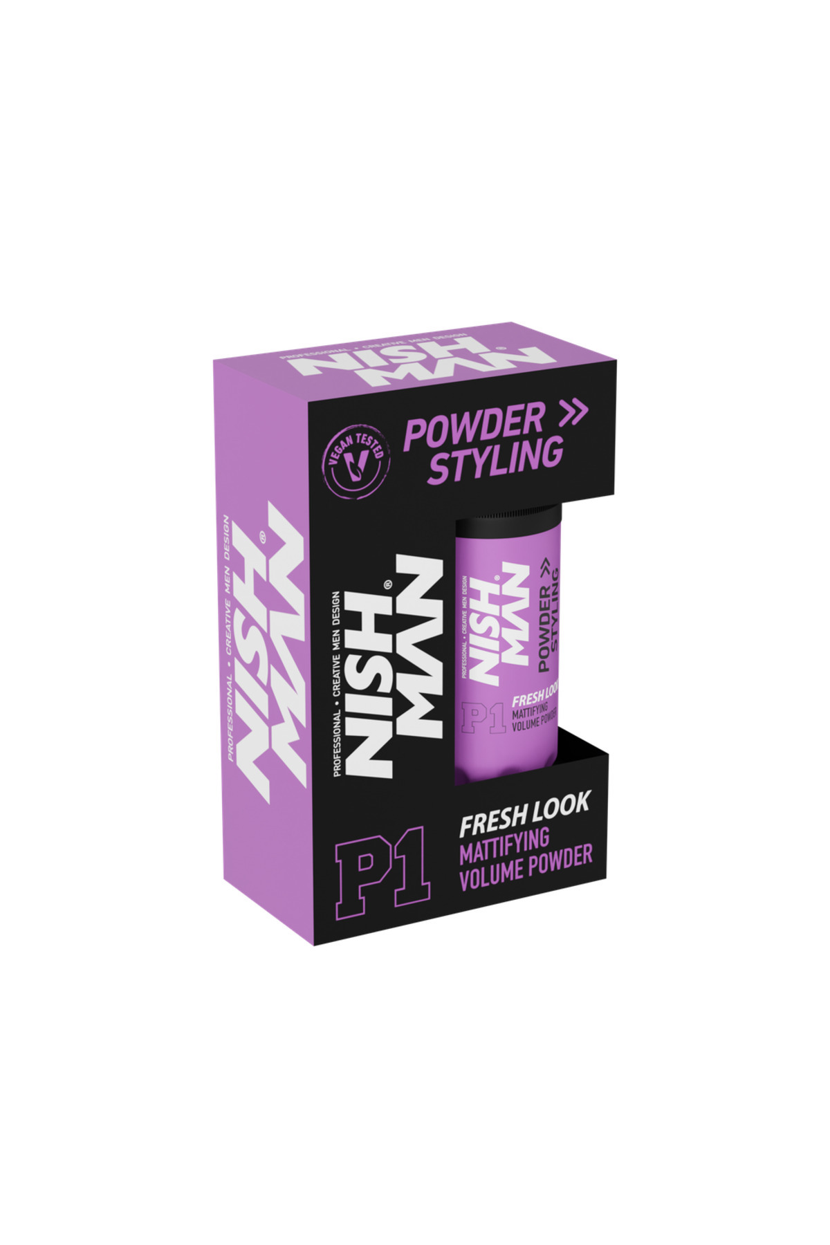 NISHMAN Saç Şekillendirici Toz Wax P1 Fresh Look / Oynanabilir Yapı / Kalıcı Saç Parfümü Içerikli - 20 gr