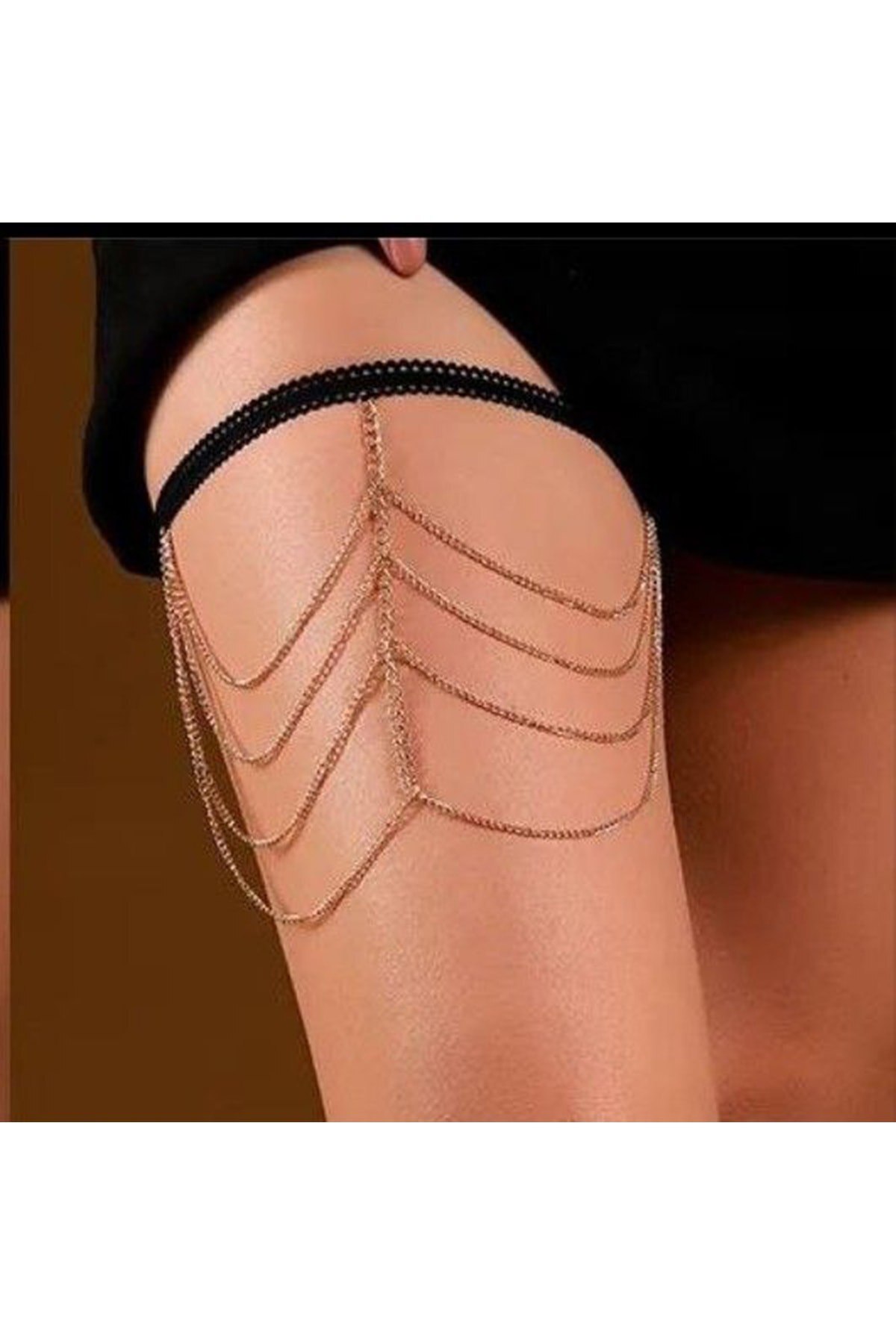 Shiklik Altın Renk Kadın Bacak Zinciri