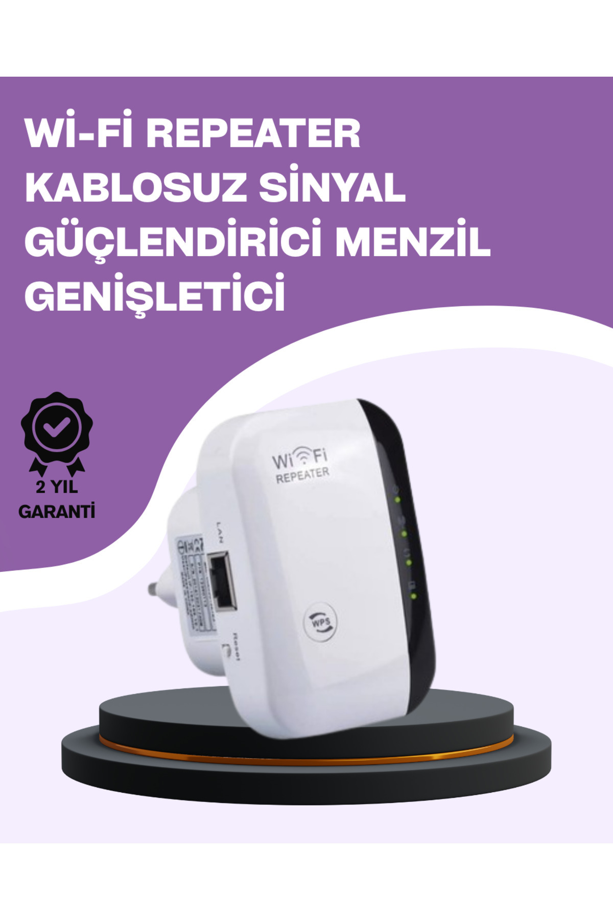 Flamex 300 Mbps Kablosuz WiFi Menzil Genişletici – Repeater & AP Modu