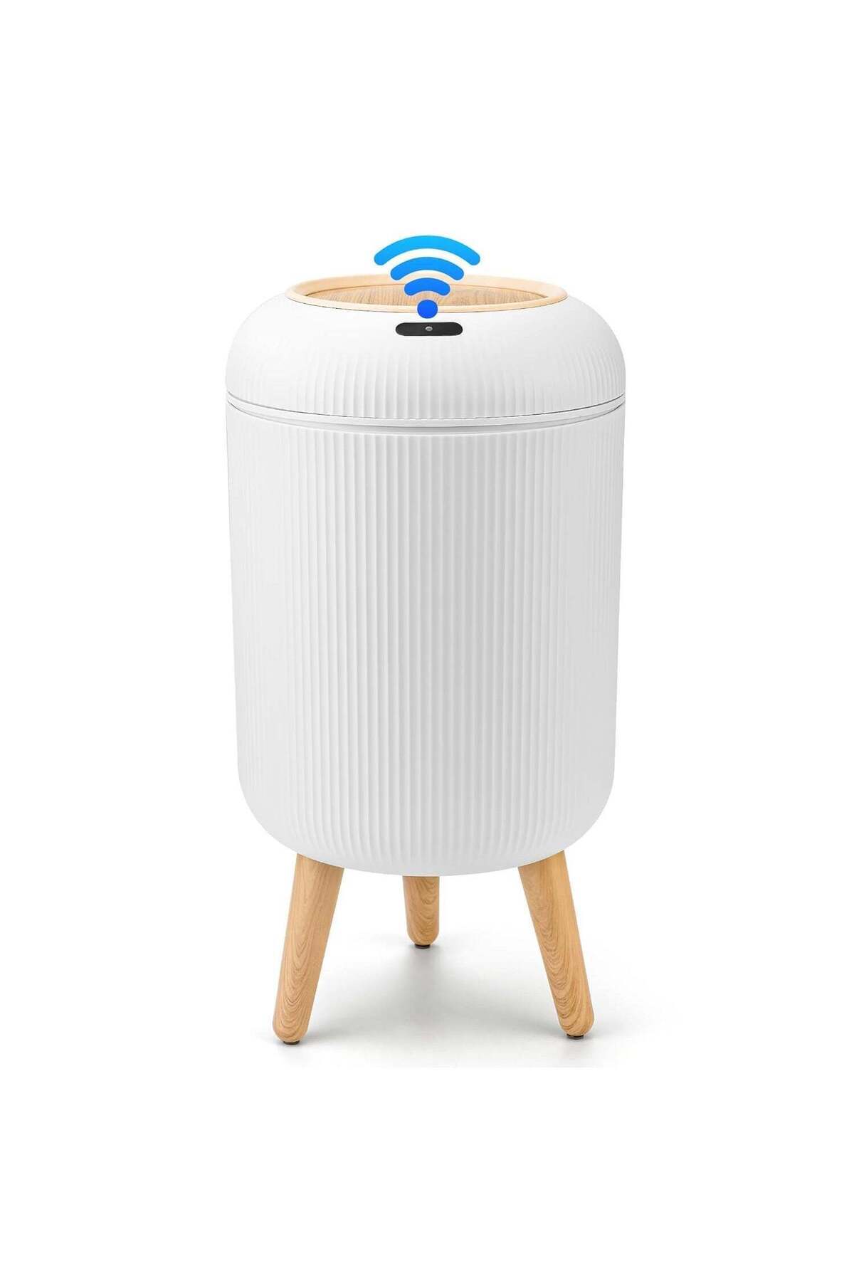 Generic-LENND Automatic Motion Sensor Bathroom Trash Can with Lid, 3 Gallon / 11 L Touchless Trash Bin, Sma 1