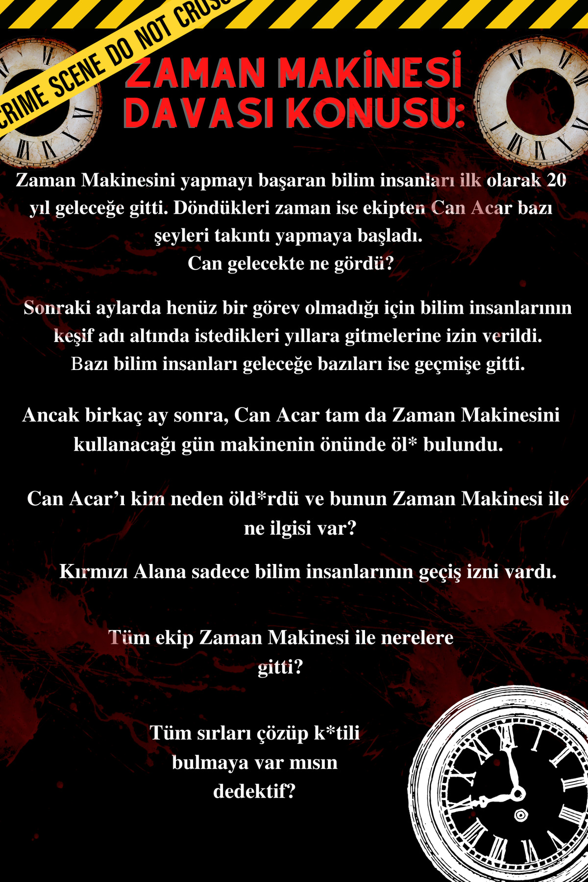 dedektifia Zaman Makinesi Davası, Cinayet Çözme ve Katili Bulma Oyunu, Suçluyu Bulma- Dedektif Oyunu fotoğrafı 2 (önizleme)