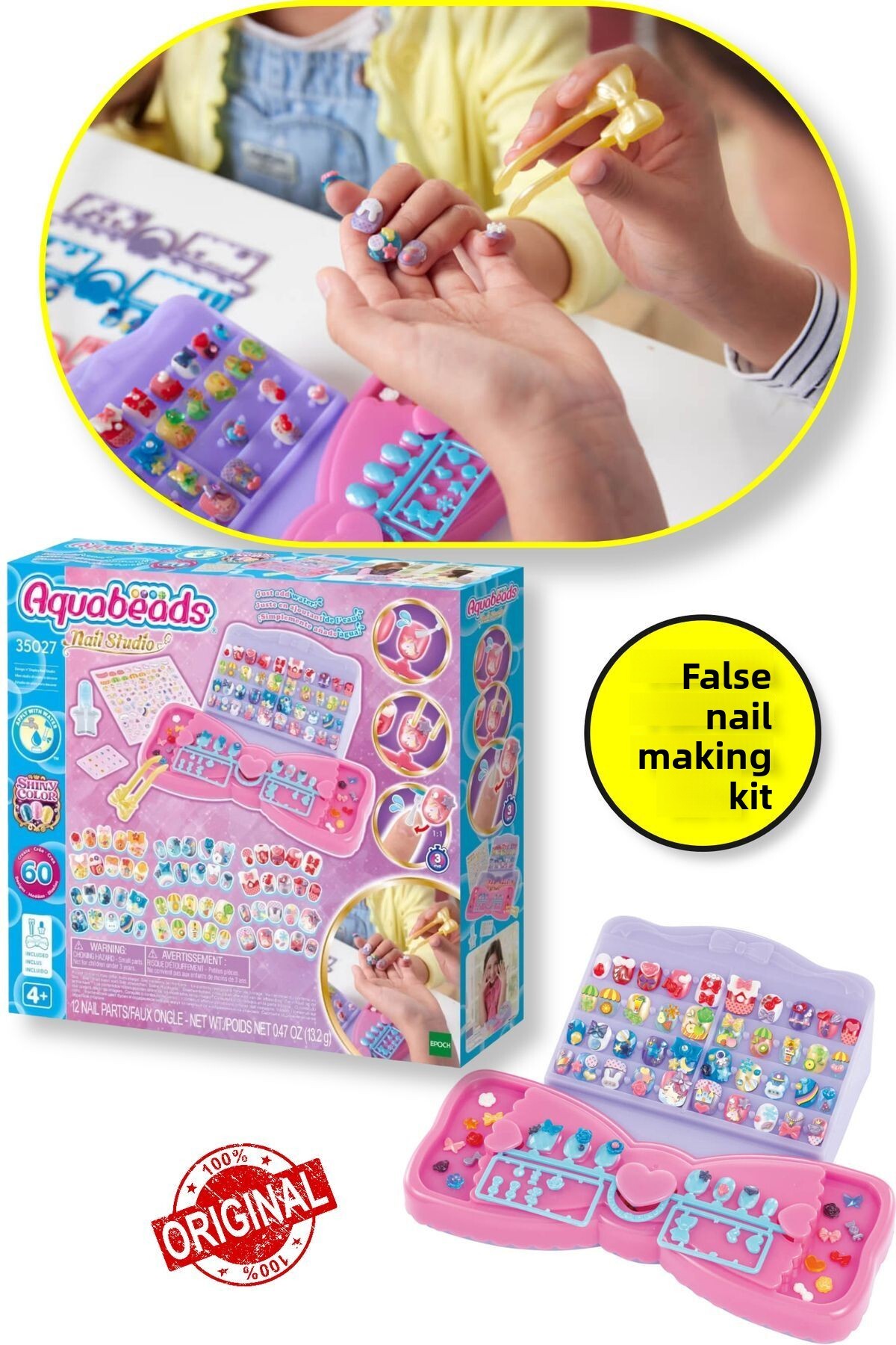 ست نمایش آکوا بیلز - طراحی ناخن