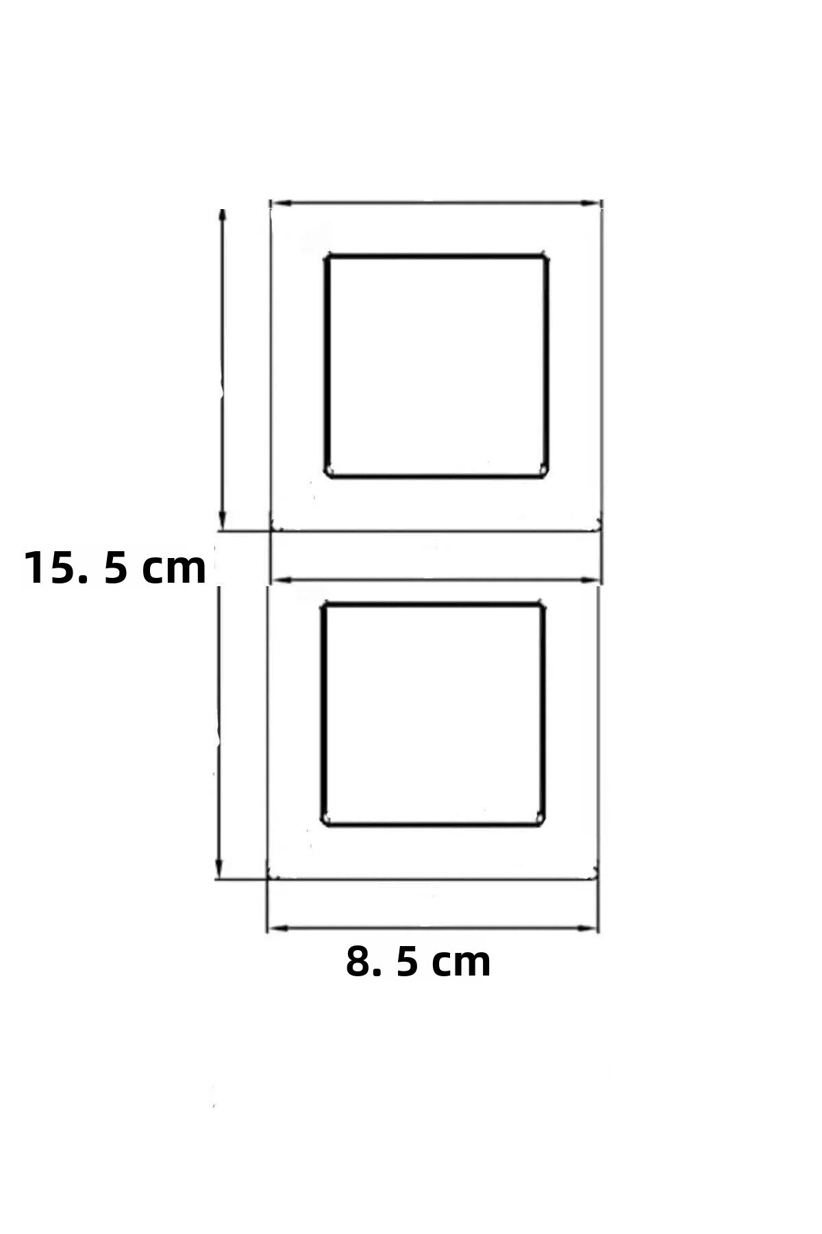 YTE-16 Pieces White Double Despina Frame 2