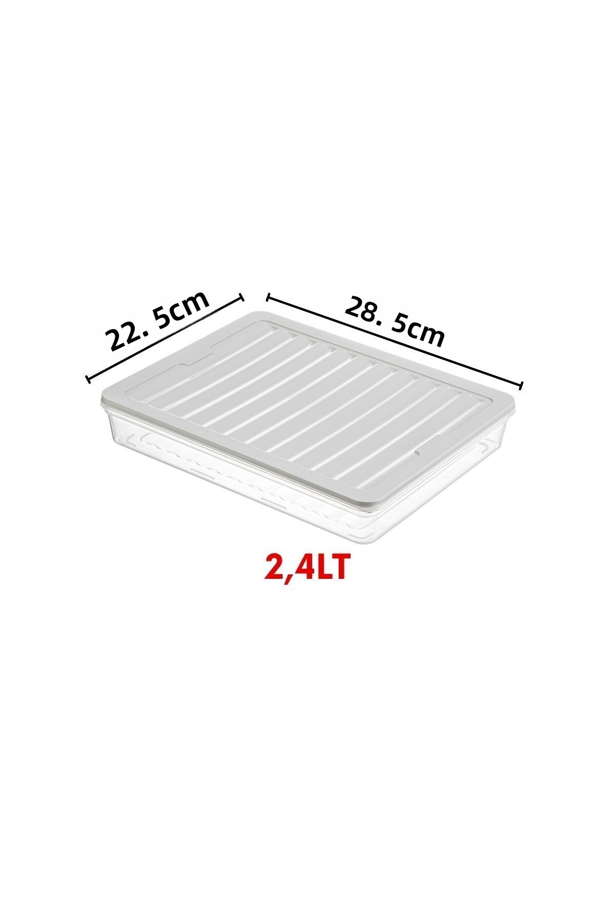 NY HOME-Freshbox Set of 4 - Gray Microwave and Diffused Storage Container 5