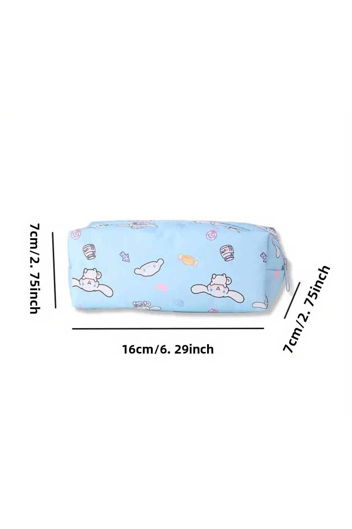 ÇEÇEN HOME-Pencil Case, Kuromi Zippered Single Layer Student Stationery Bag 2