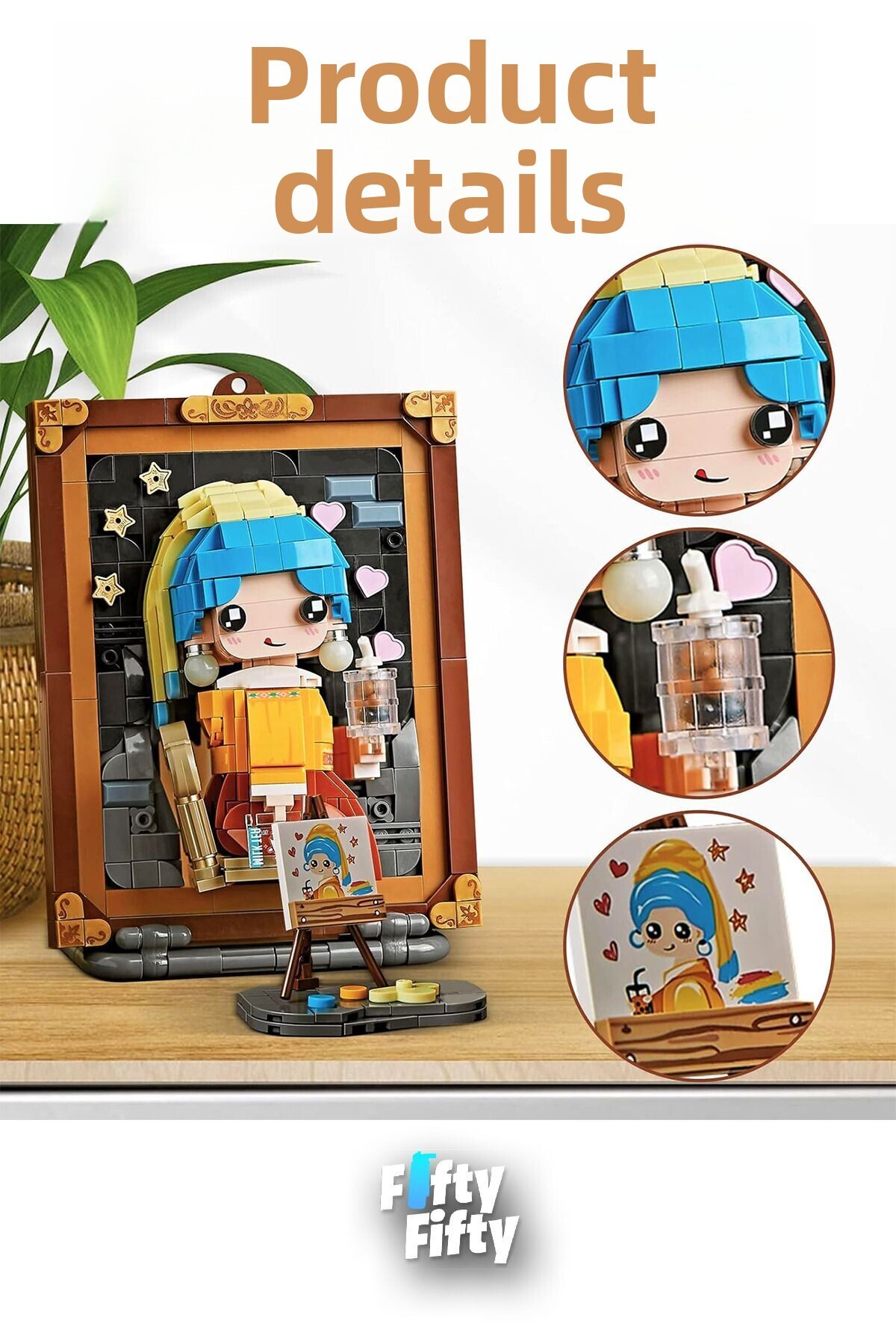 سری لوژ اسباب‌بازی با پایه نقاشی، ست ۶۷۶ تکه فیگور کریشن Stfflz-1287