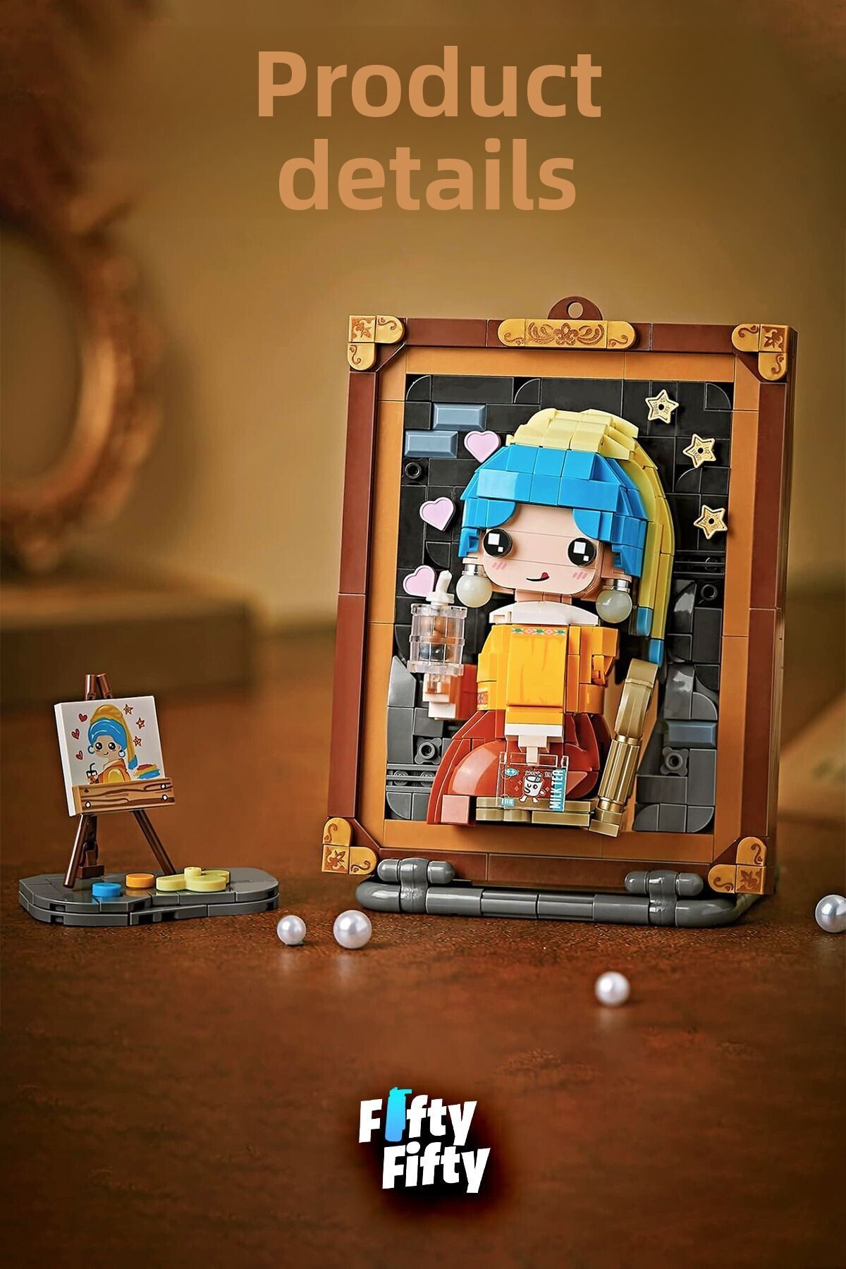 سری لوژ اسباب‌بازی با پایه نقاشی، ست ۶۷۶ تکه فیگور کریشن Stfflz-1287