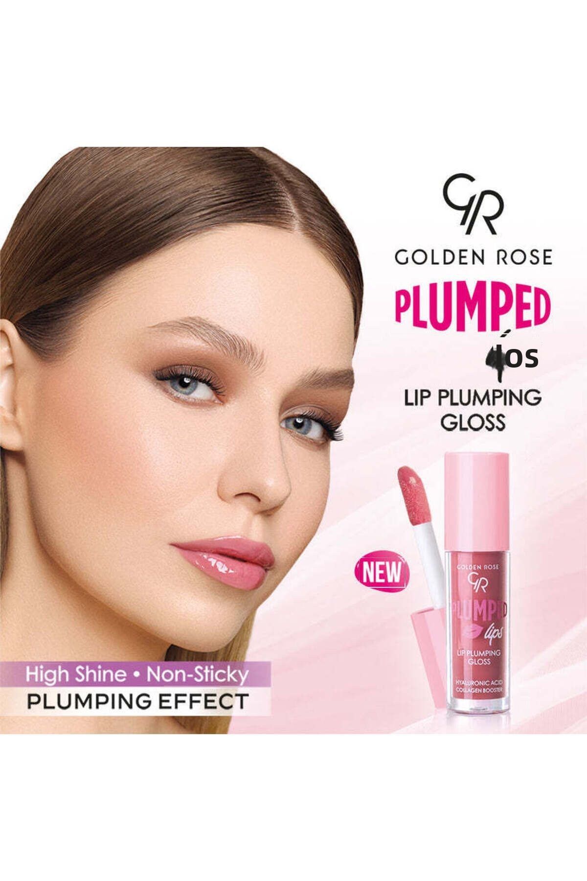 Golden Rose-PLUMPED LIPS LIP PLUMPING GLOSS NO: 210 4