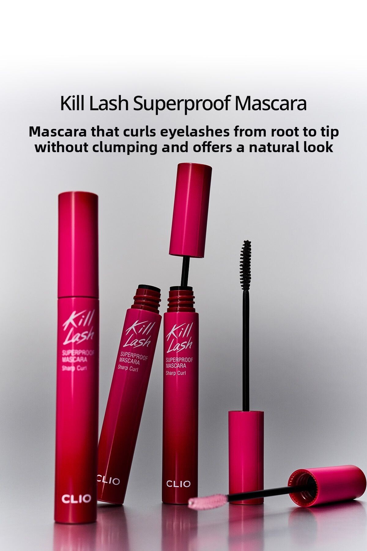 CLIO-ماسكارا CLIO Kill Lash Superproof - تدوم طويلاً وتجعيد الرموش من الأعلى إلى الأعلى مع تفاصيل (010 Sharp Curl) 7