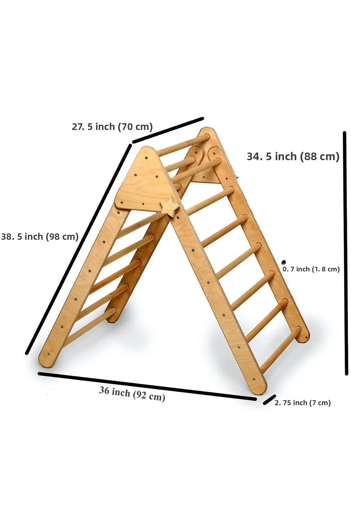 مثلث بزرگ بالا رفتن| نردبان بالا رفتن مونته‌سوری| اسباب‌بازی بزرگ بالا رفتن و تعادل