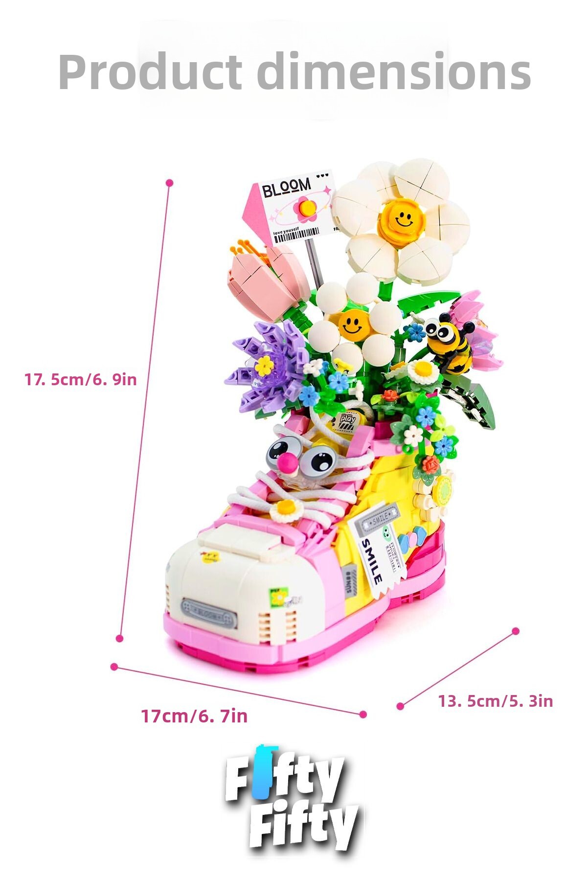 بازیست گلآرایی و گلهای تزئینی و کلکسیونی ۹۹۸ قطعه FF-LZ1351