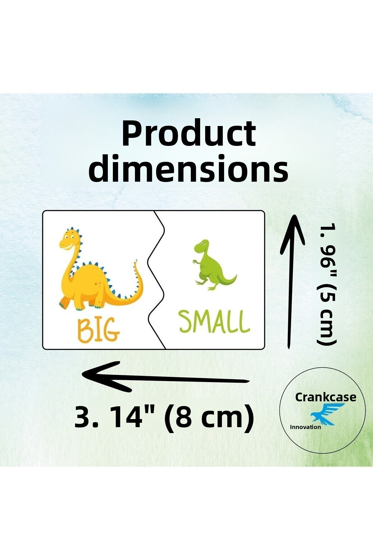 بازی چوبی دو تکه جورکردنی مفاهیم متضاد انگلیسی، مفاهیم انگلیسی، مفاهیم متضاد چوبی