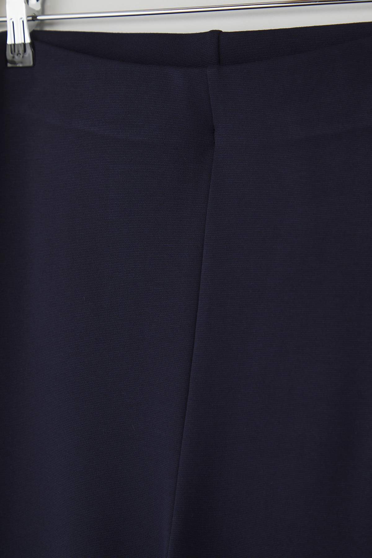 Trendyolmilla  Lacivert İnceltici Yüksek Bel Flare/İspanyol Paça Örme Büyük Beden Pantolon TBBSS24AR00033 - Görsel 10